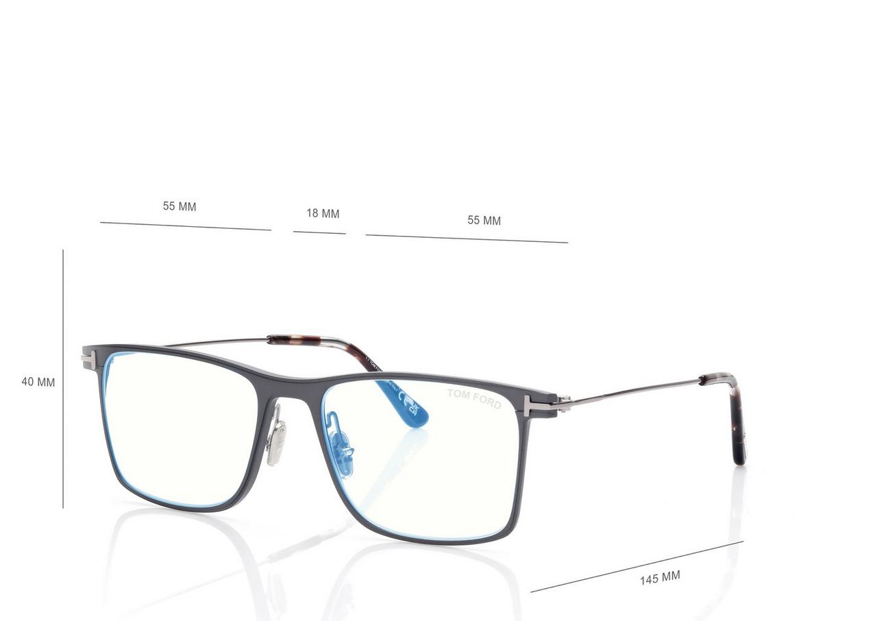BLUE BLOCK SQUARE OPTICALS image number 3