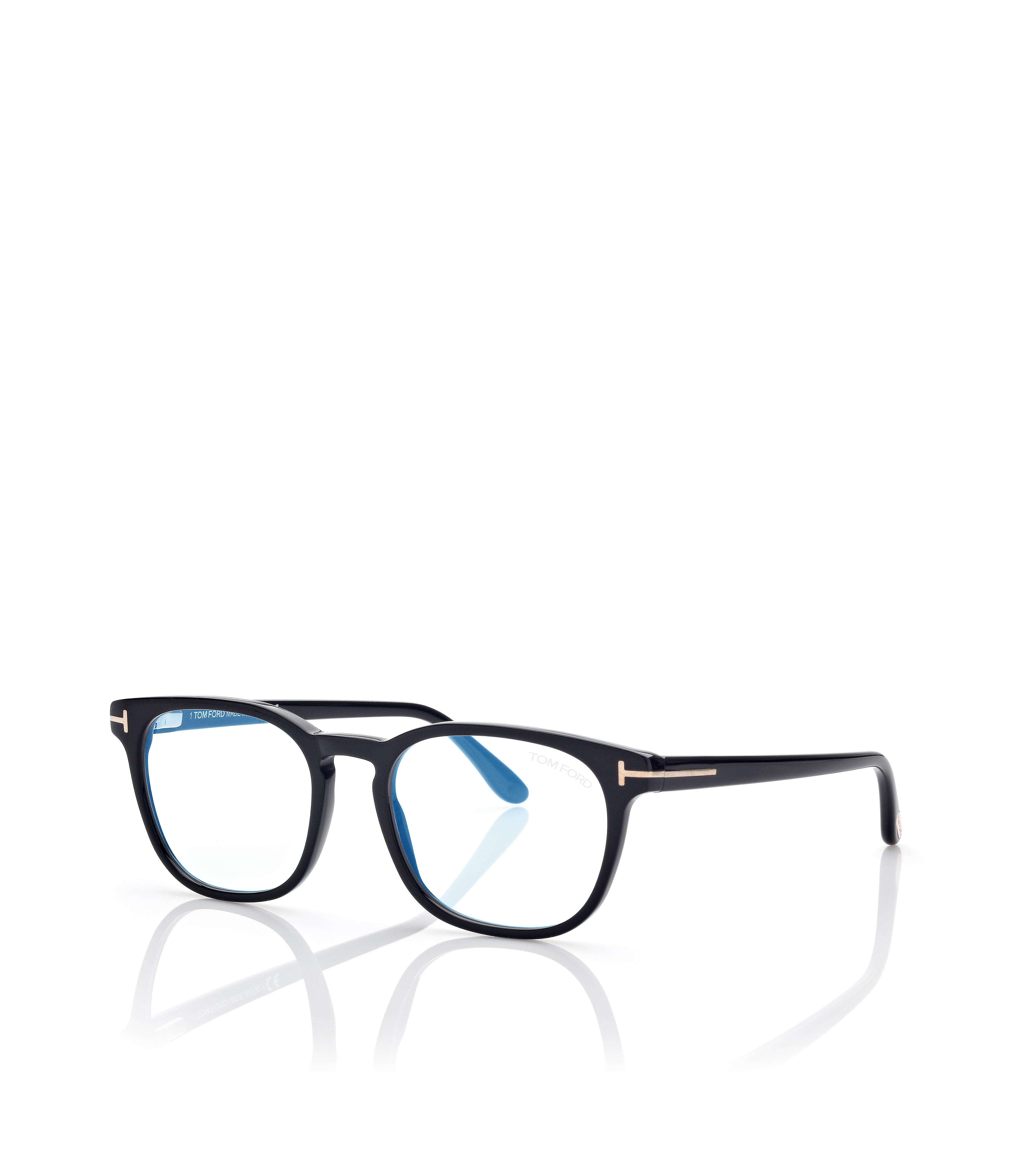 BLUE BLOCK ROUND OPTICALS