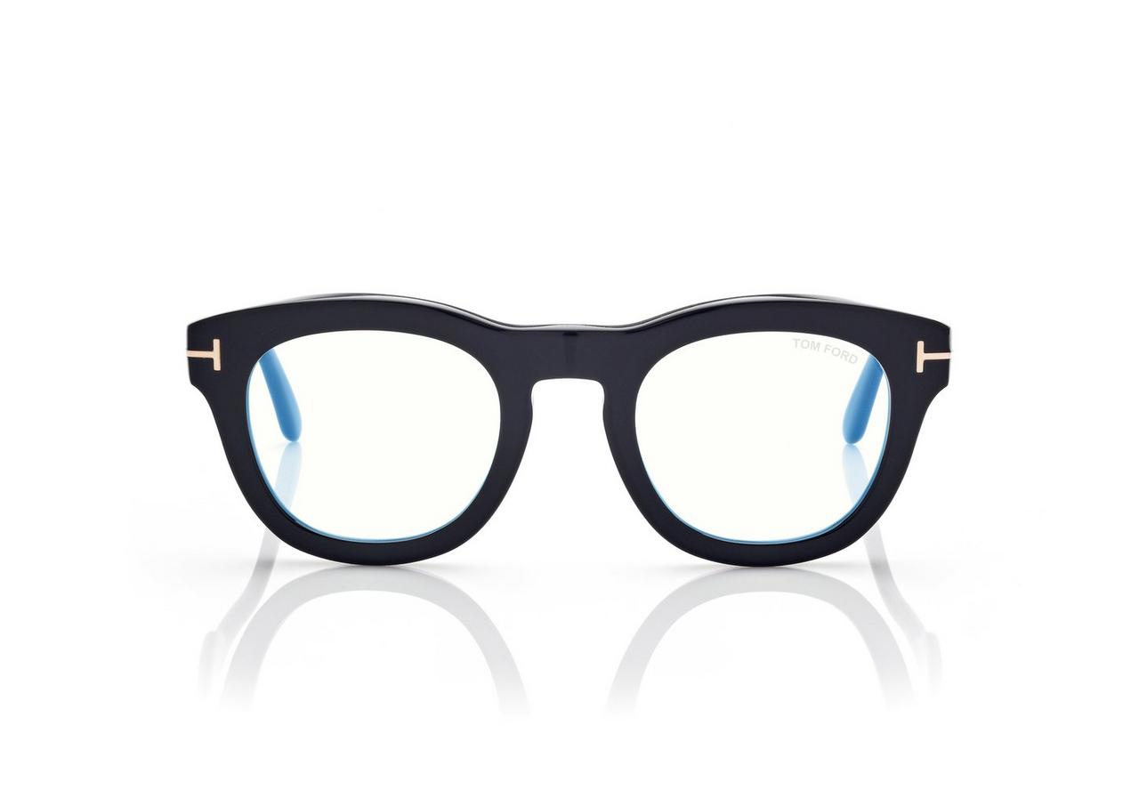 Tom ford blue block soft cheap round opticals