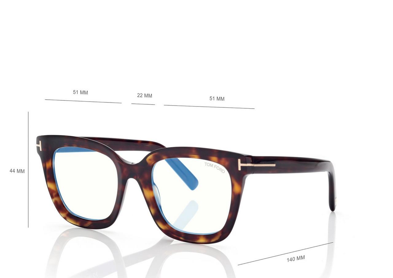 BLUE BLOCK  SQUARE OPTICALS image number 3