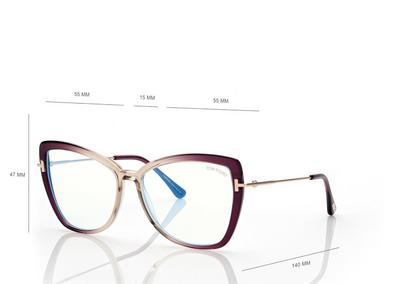 BLUE BLOCK BUTTERFLY OPTICALS image number 3