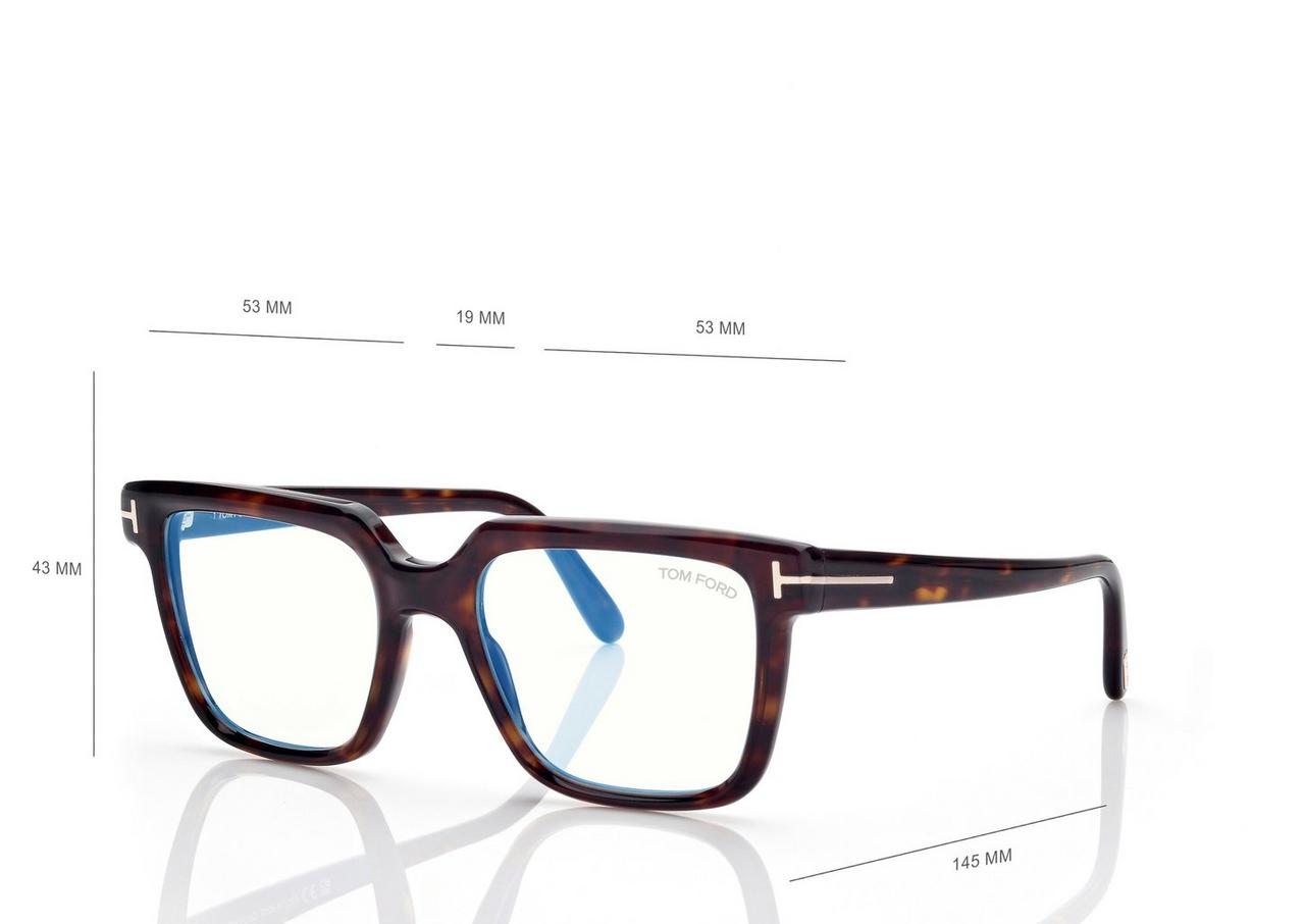 BLUE BLOCK SQUARE OPTICALS image number 3