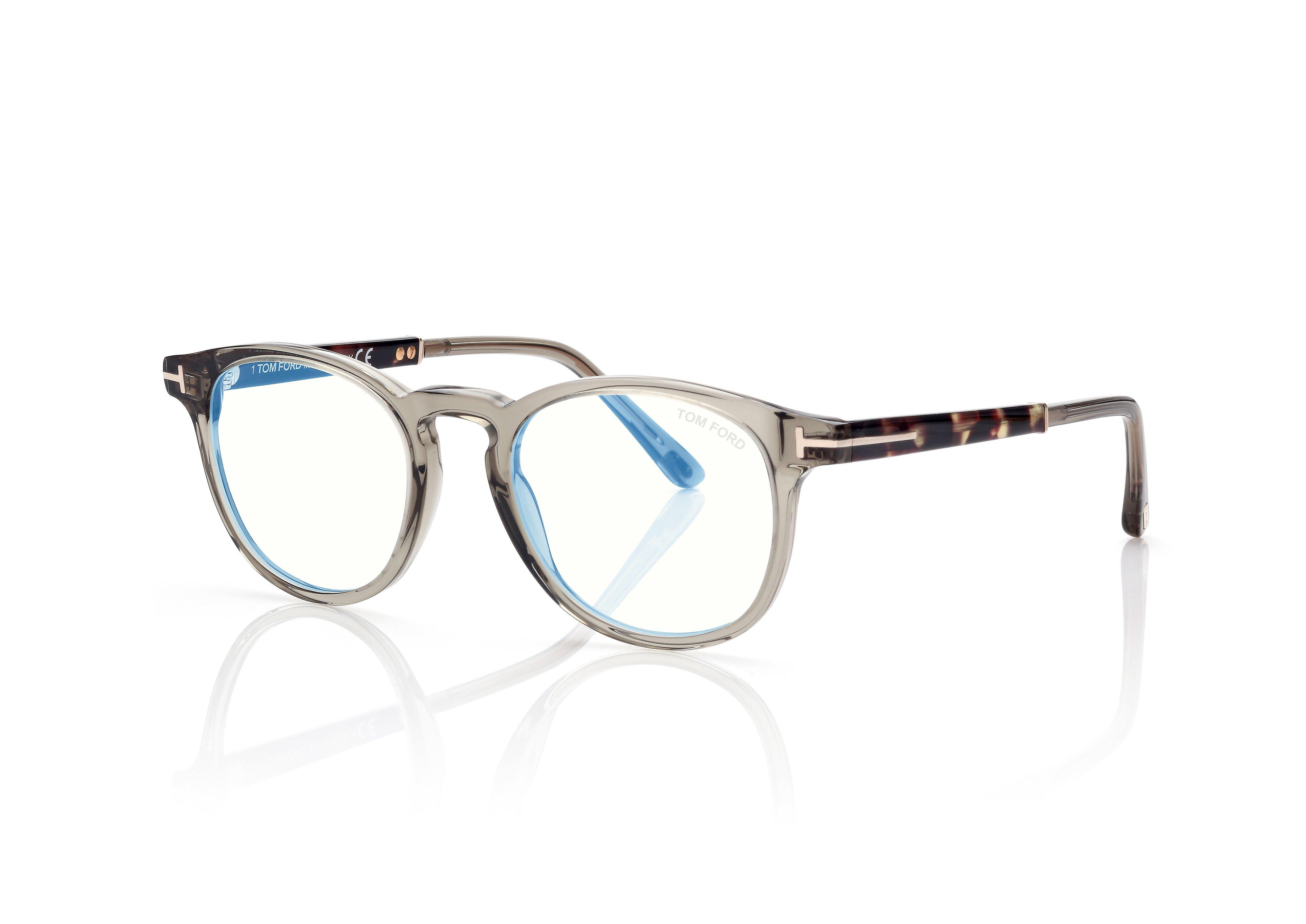 Tom Ford FT5891 Eyeglasses Light Green Acetate Round Tom Ford® FT5891-F-B Round Eyeglasses - EuroOptica main image 4