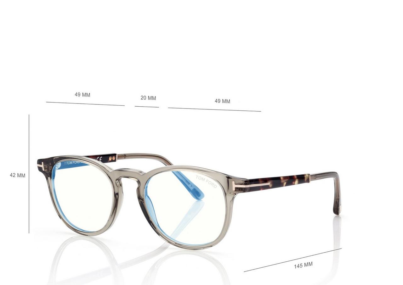 BLUE BLOCK ROUND OPTICALS image number 3