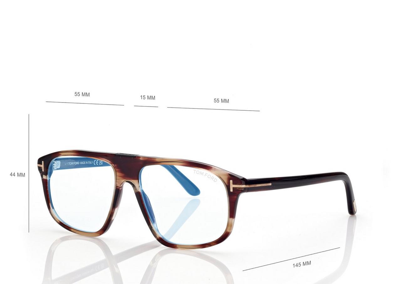 BLUE BLOCK SQUARE OPTICALS image number 3