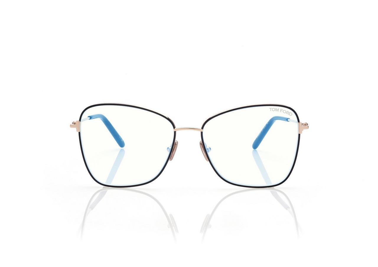 BLUE BLOCK BUTTERFLY OPTICALS image number 0