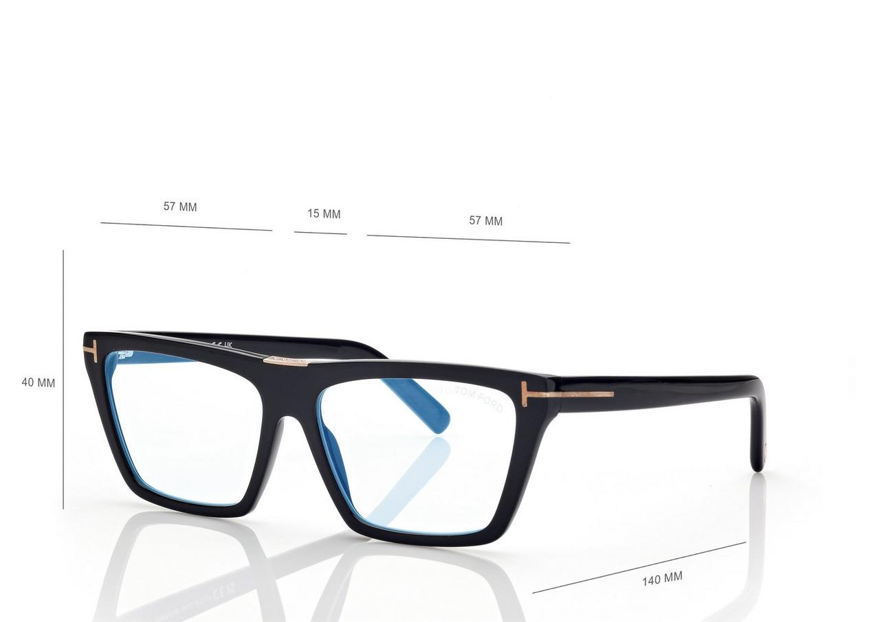 BLUE BLOCK SQUARE OPTICALS image number 3