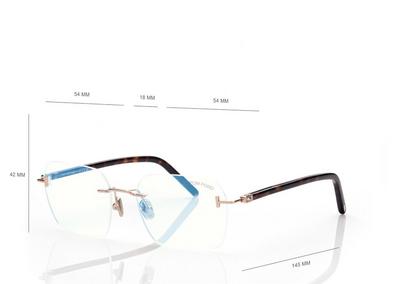 BLUE BLOCK RECTANGULAR OPTICALS image number 3