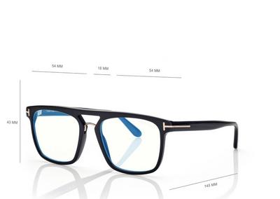 BLUE BLOCK SQUARE OPTICALS image number 3