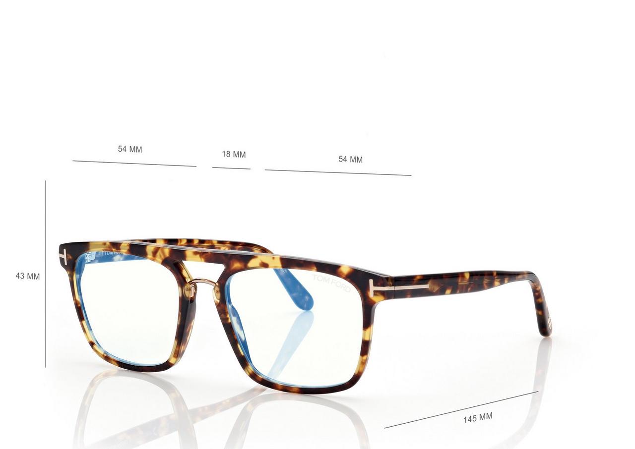 BLUE BLOCK SQUARE OPTICALS image number 3