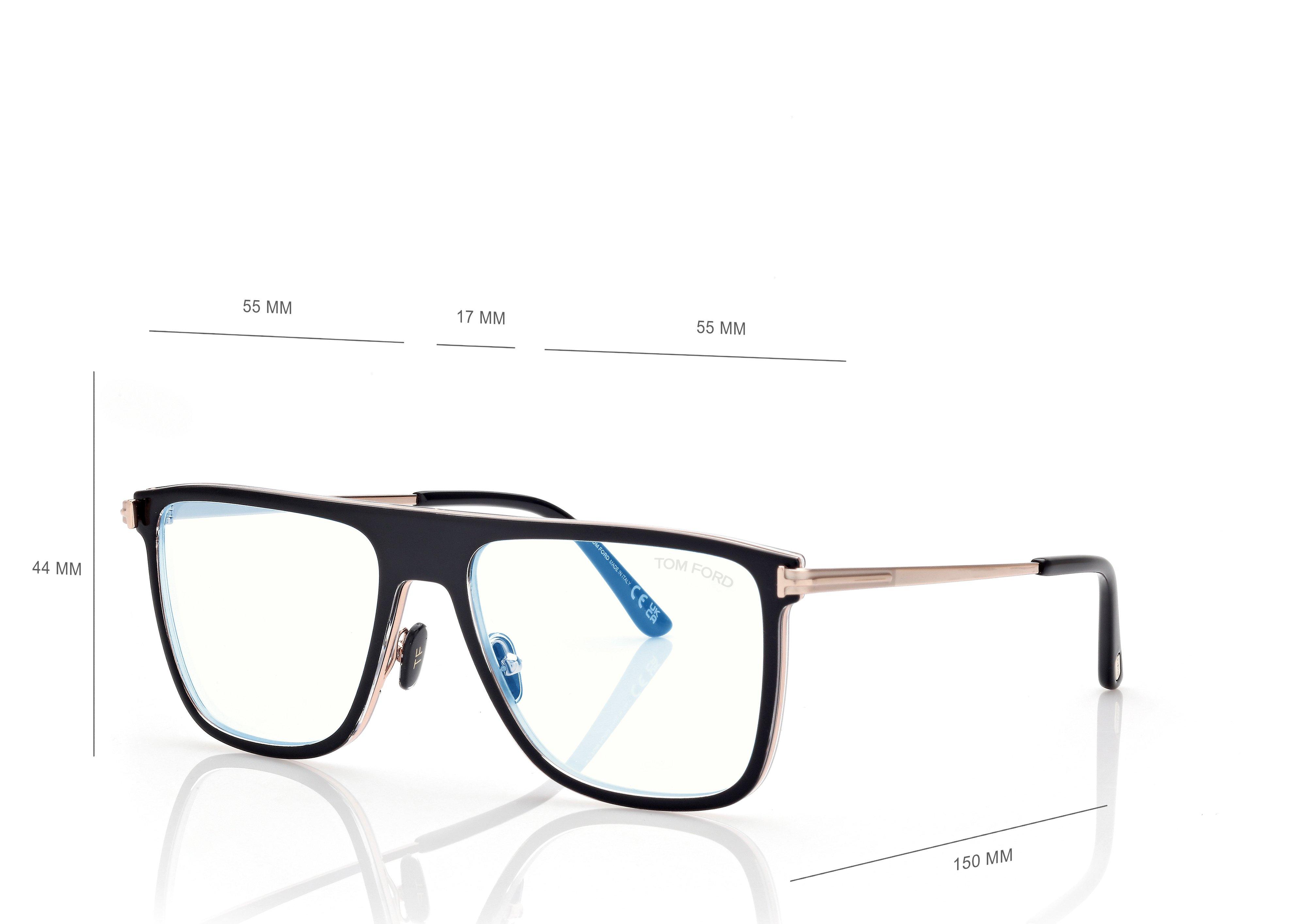 BLUE BLOCK SQUARE OPTICALS 