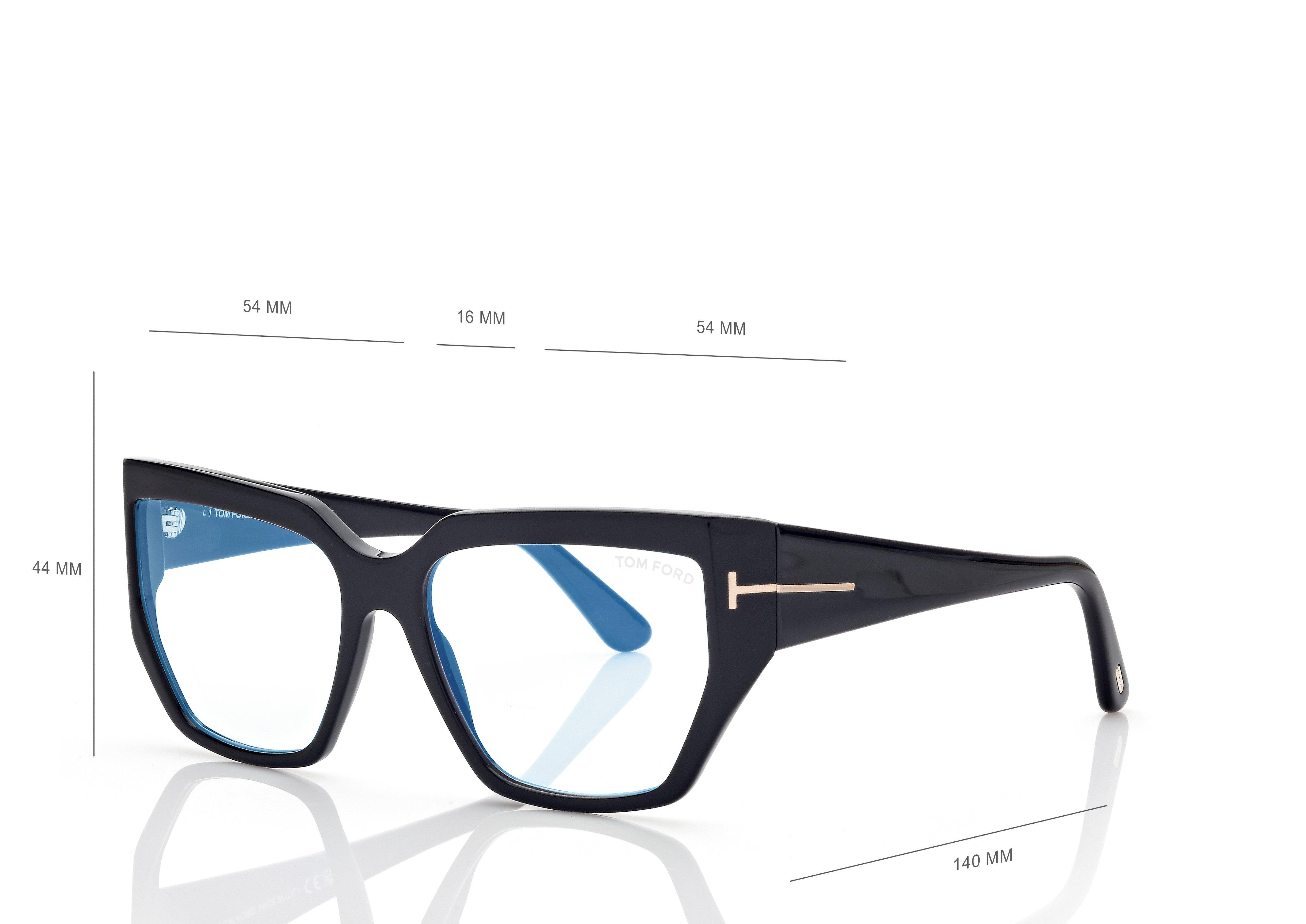 TOMFORD スクエアフレムメカネ FT5951B0 54001 FT5951-B_001_54MM_D