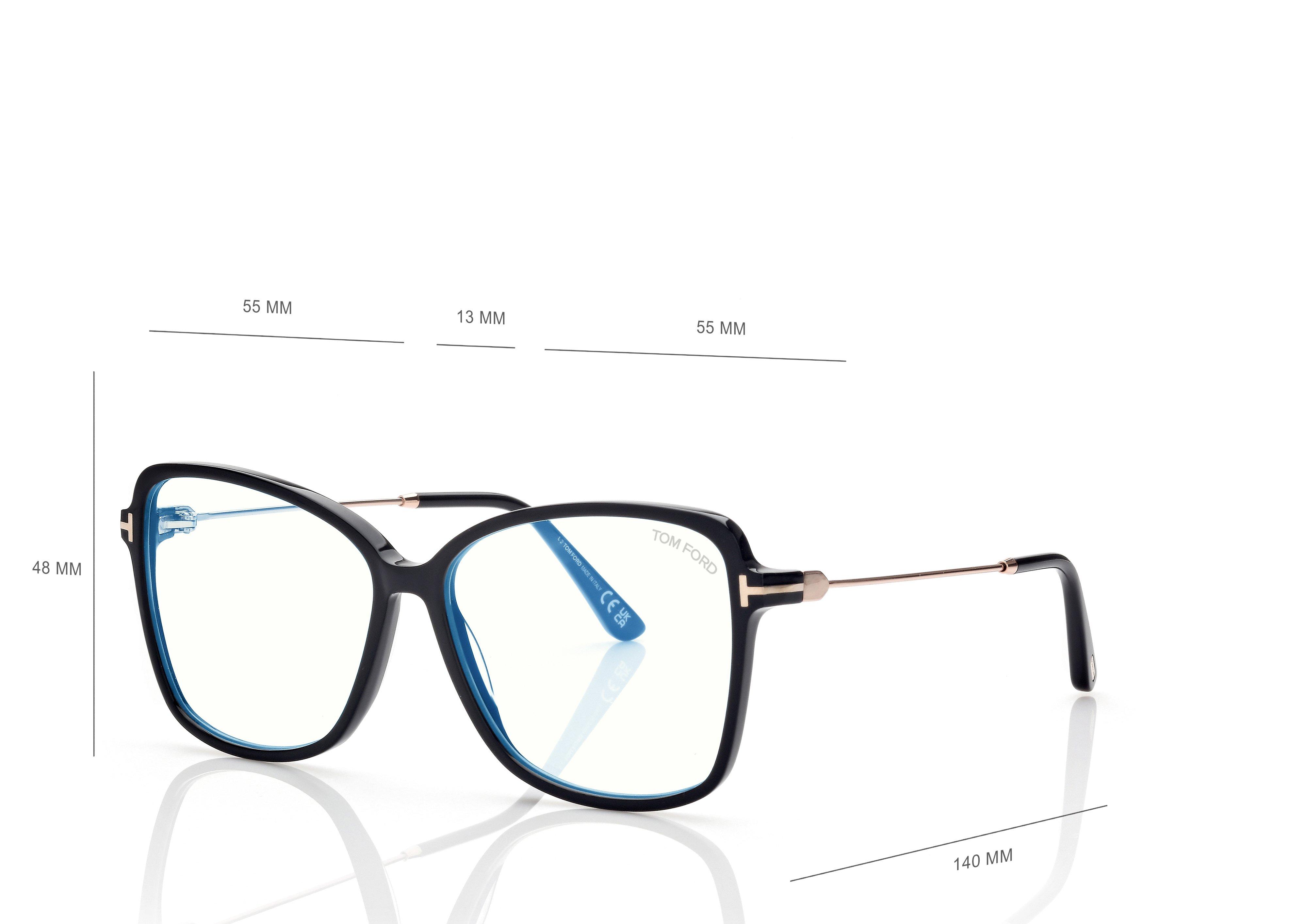 TOM FORD BEATRIX-02 01D Butterfly Polarized Sunglasses