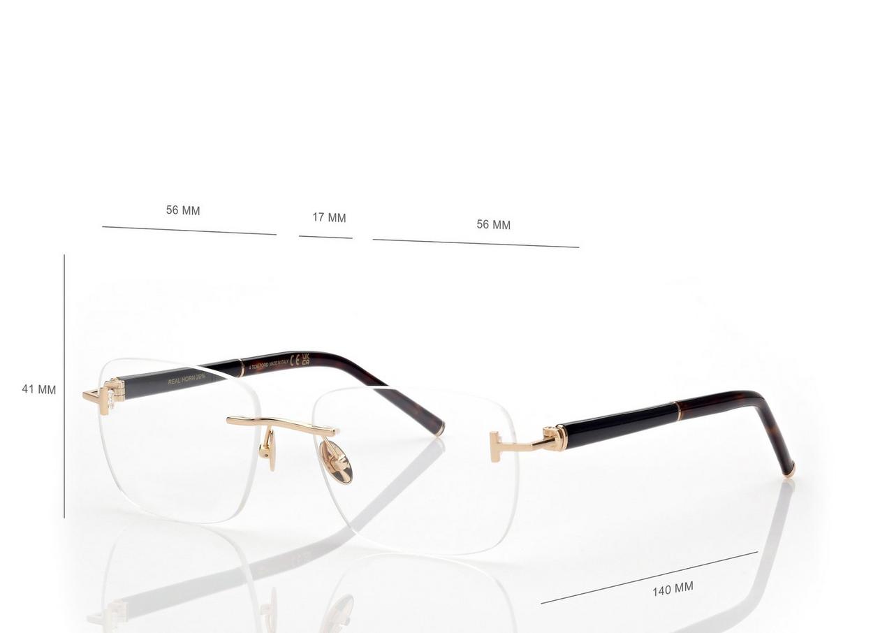 HORN AND TITANIUM RECTANGULAR OPTICALS image number 3