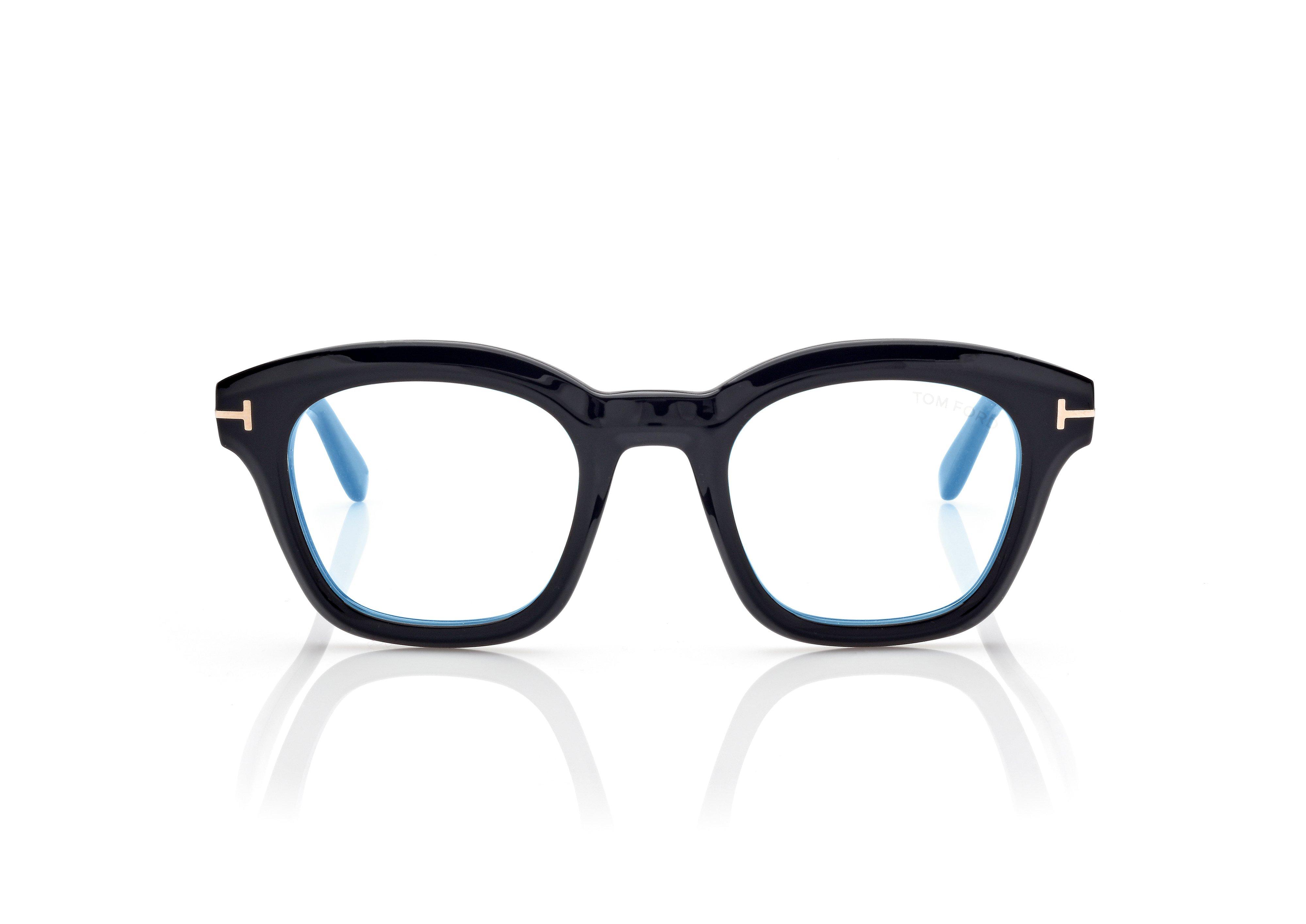 BLUE BLOCK SQUARE OPTICALS | Tom Ford Fashion