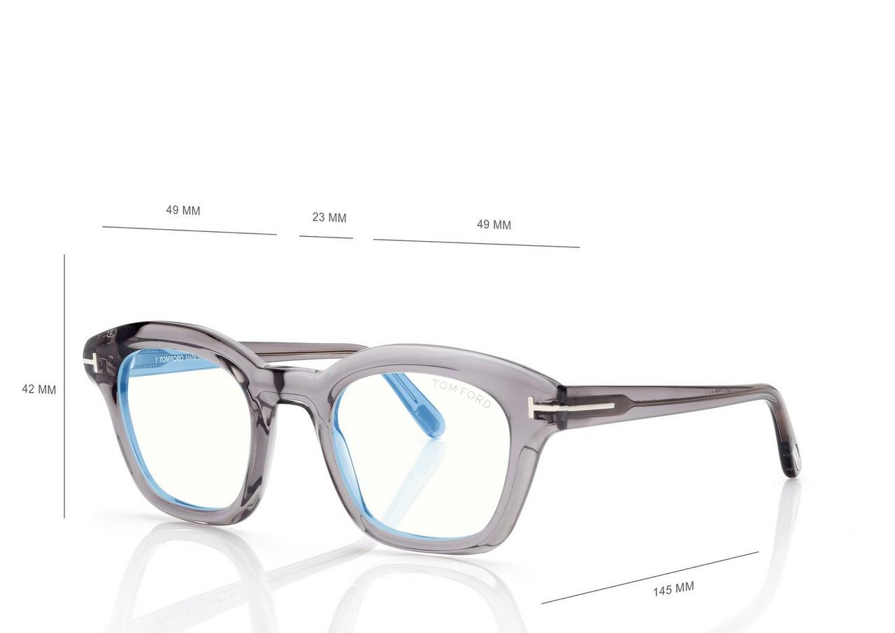 BLUE BLOCK SQUARE OPTICALS image number 3