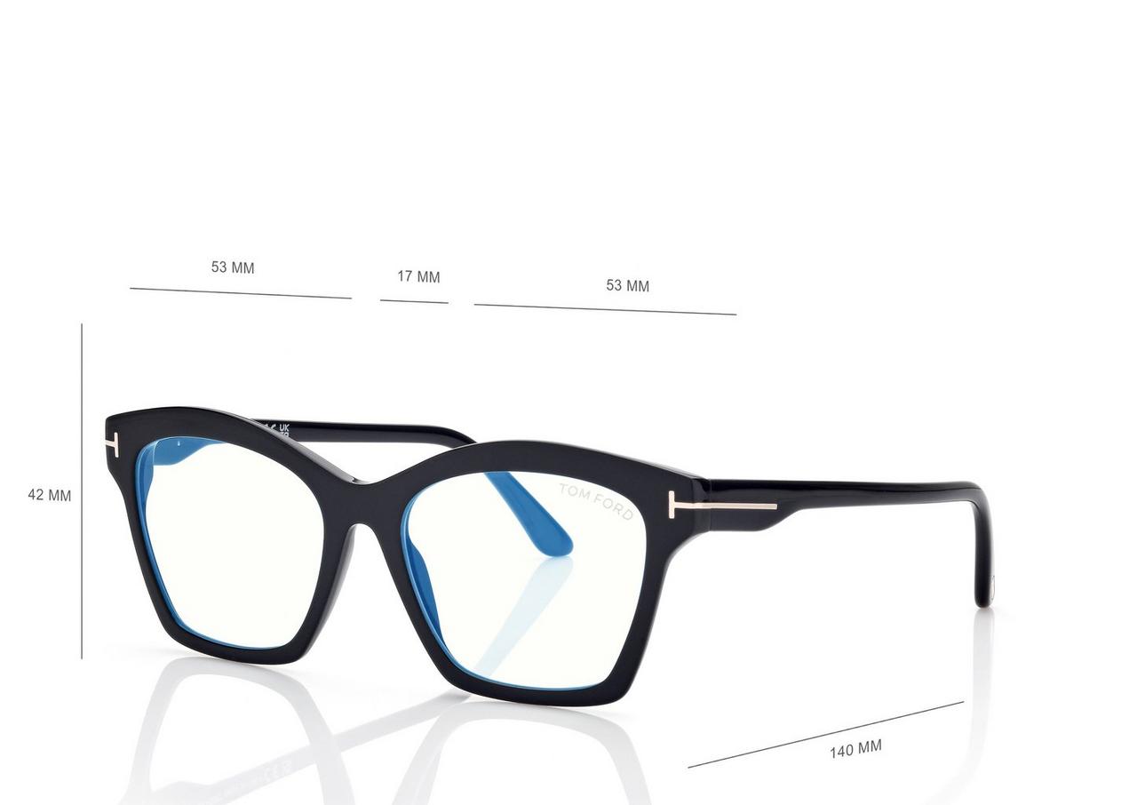 BLUE BLOCK SQUARE OPTICALS image number 3