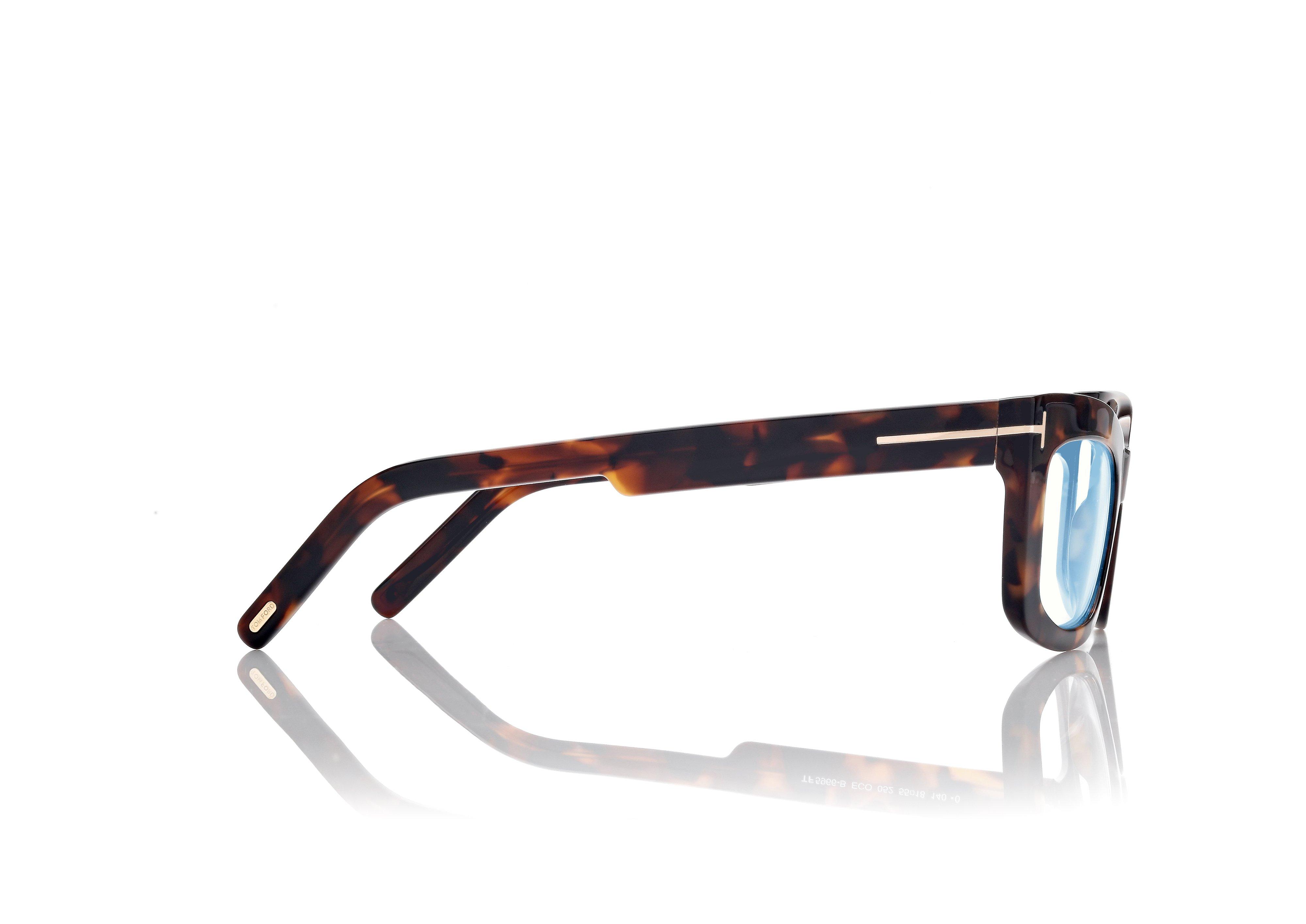 BLUE BLOCK RECTANGULAR OPTICALS | Tom Ford Fashion