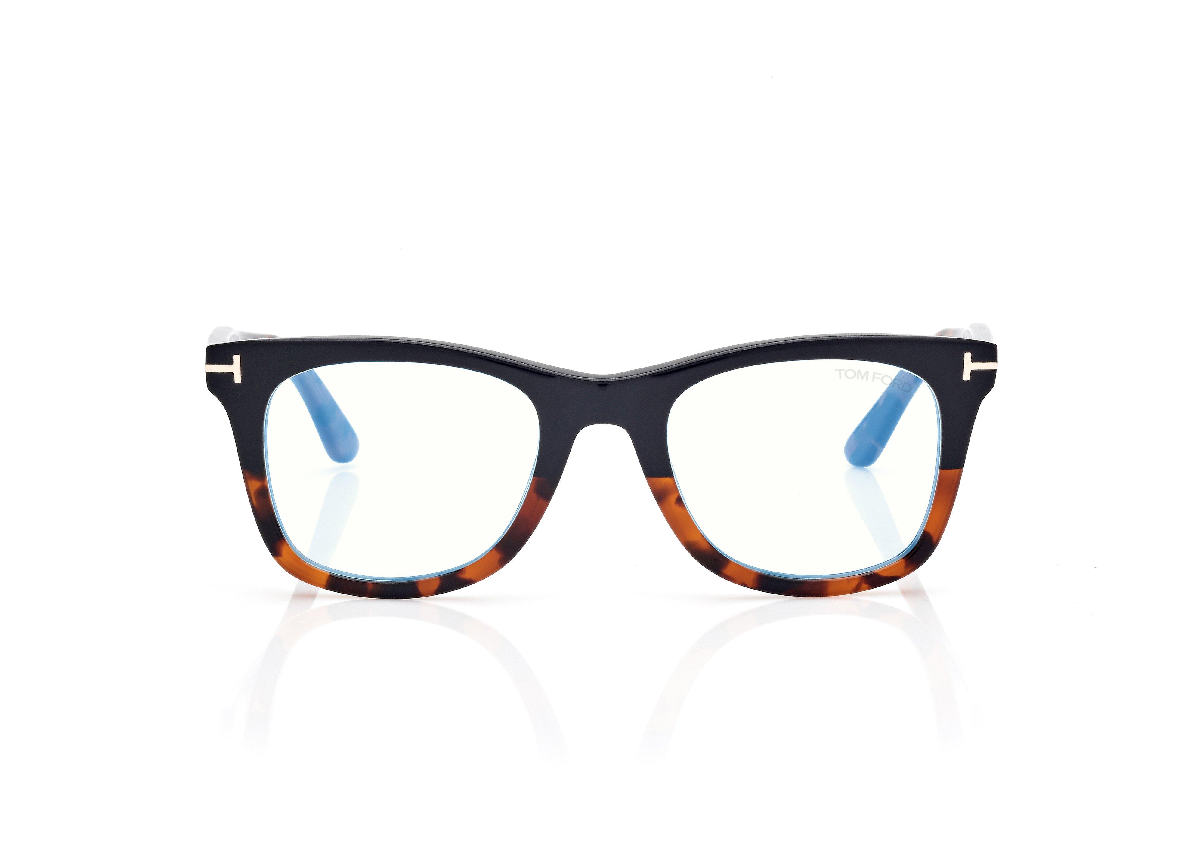 小物 TOMFORD EYEWEAR BLUE BLOCK SQUARE OPTICALS WITH CLIP ON SUNGLASSES | Tom