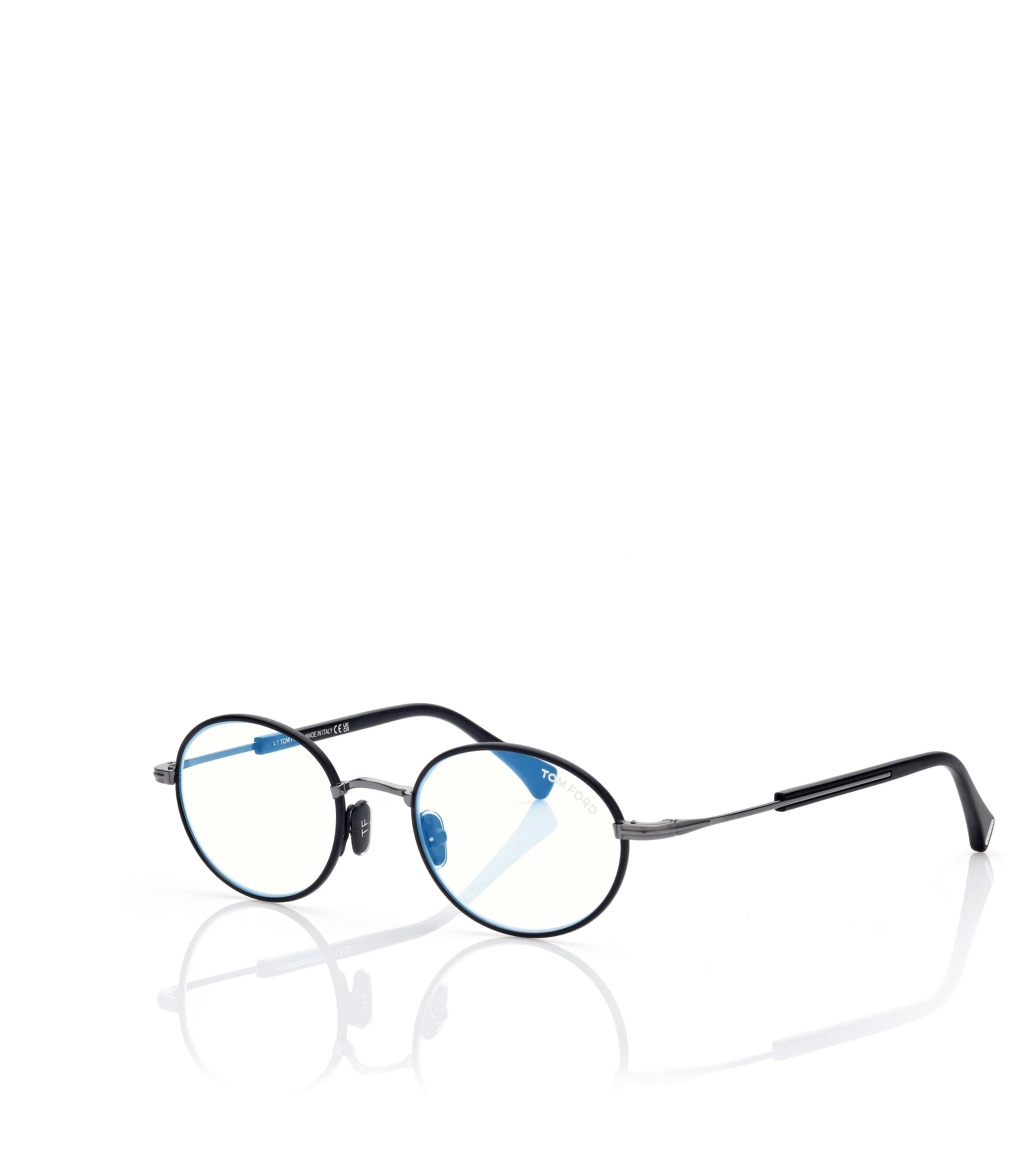 BLUE BLOCK ROUND OPTICALS