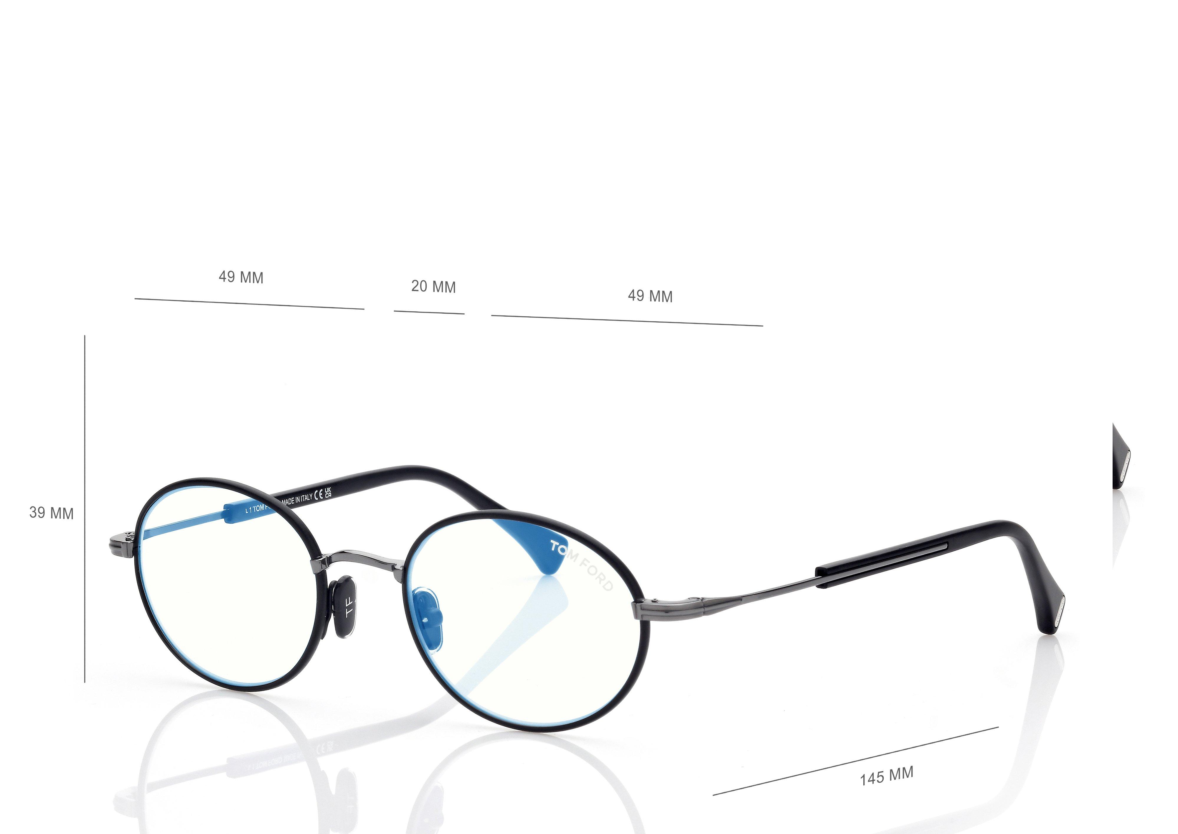BLUE BLOCK ROUND OPTICALS | TOM FORD Fashion