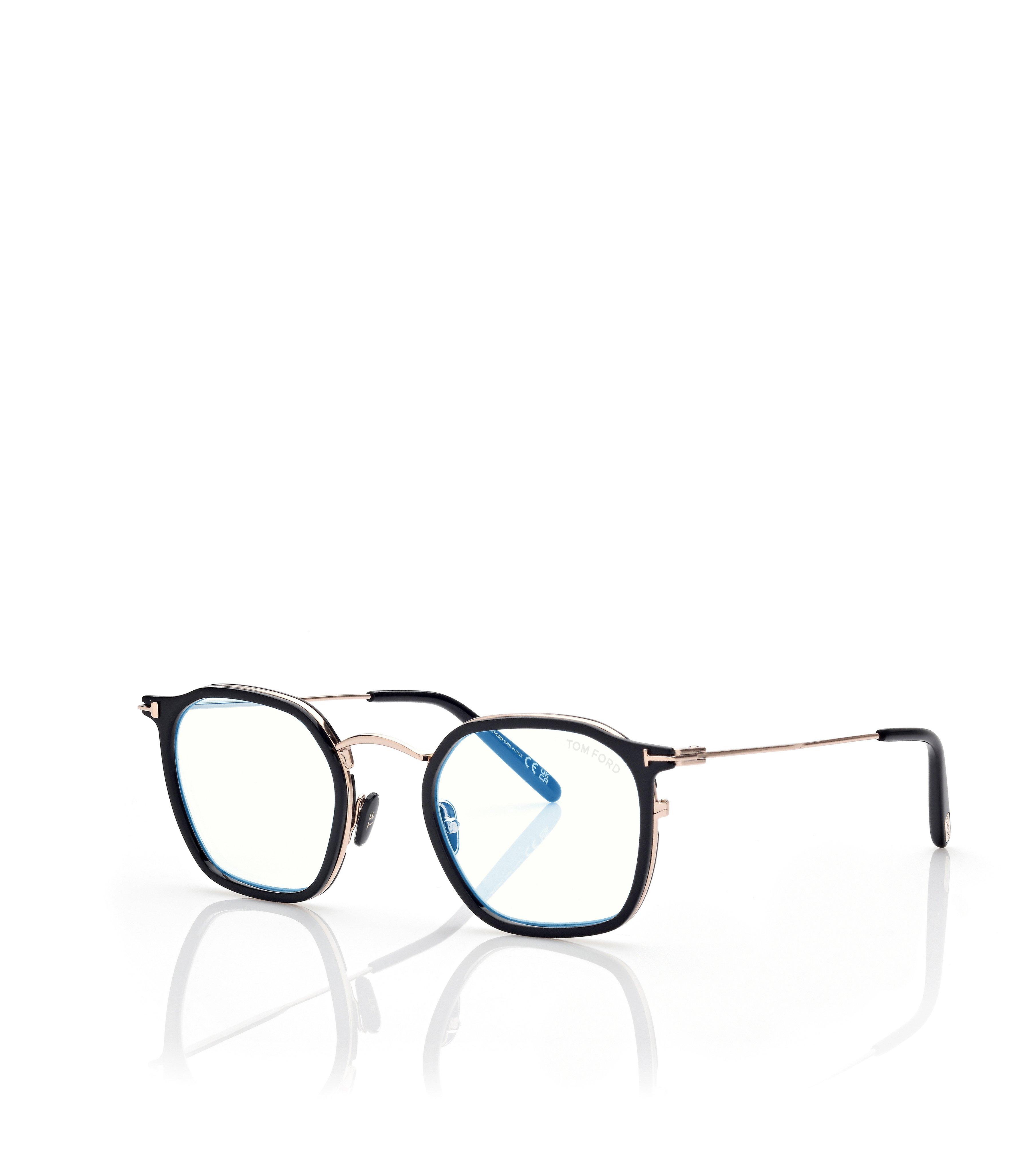 BLUE BLOCK ROUND OPTICALS