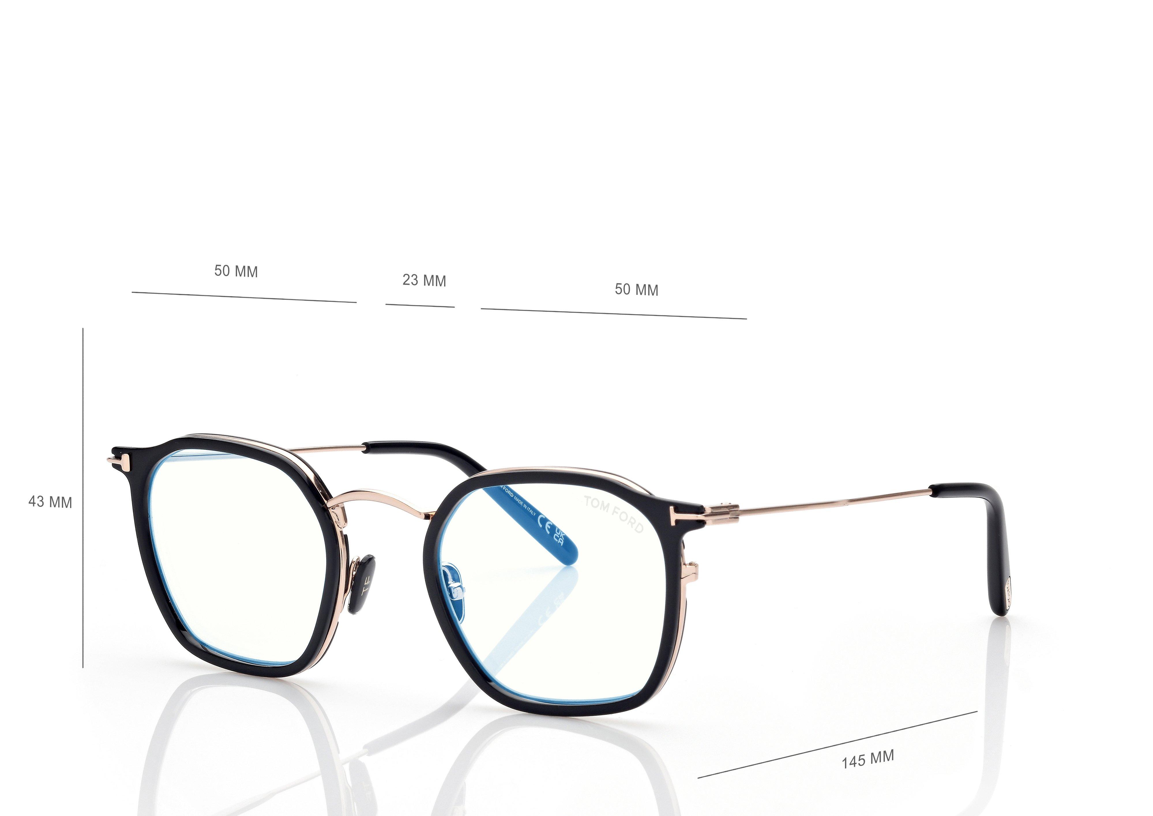 BLUE BLOCK ROUND OPTICALS | TOM FORD Fashion