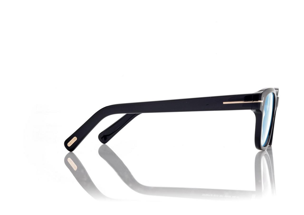 メガネ TOM FORD Tom Ford - FT5977-B - 001 (FT5977 B 50001 001) BLUE BLOCK SQUARE OPTICALS | Tom Ford Fashion