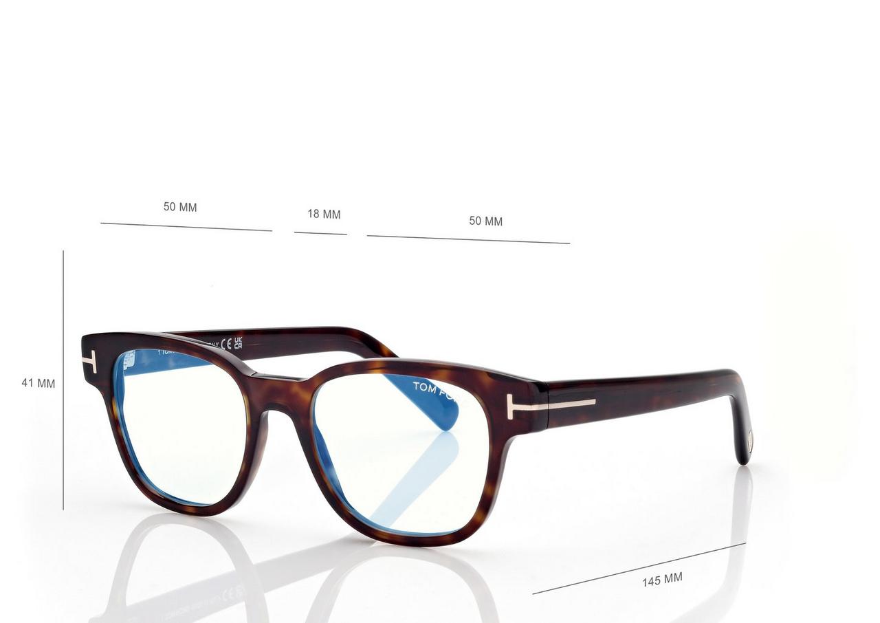 BLUE BLOCK SQUARE OPTICALS image number 3