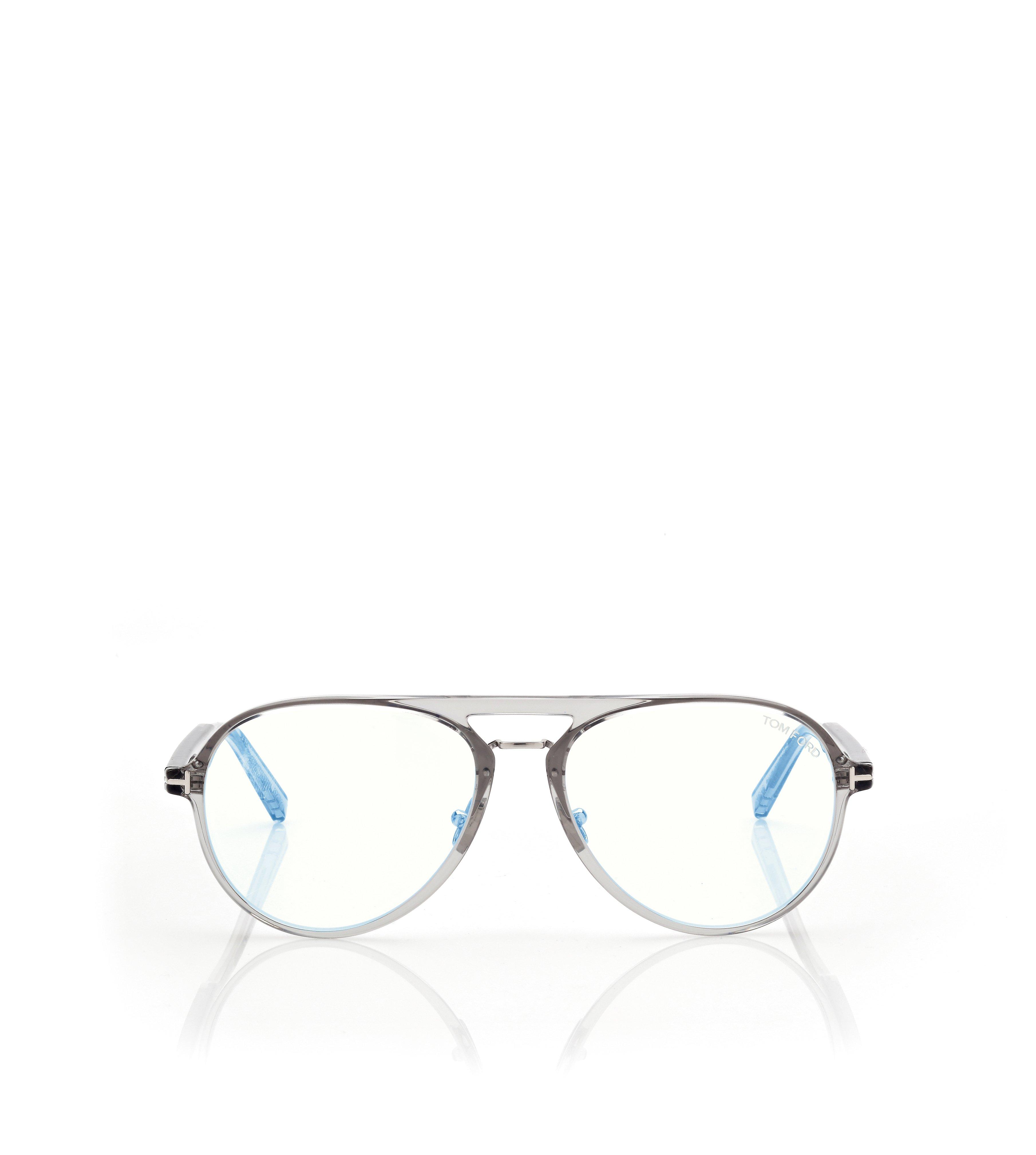 LUNETTES AVIATEUR LUMI&Egrave;RE BLEUE