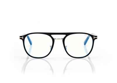 TOM FORD OM BLACK BLUE BLOCK PILOT OPTICALS