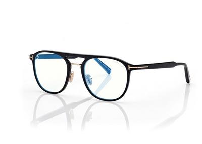 TOM FORD OM BLACK BLUE BLOCK PILOT OPTICALS