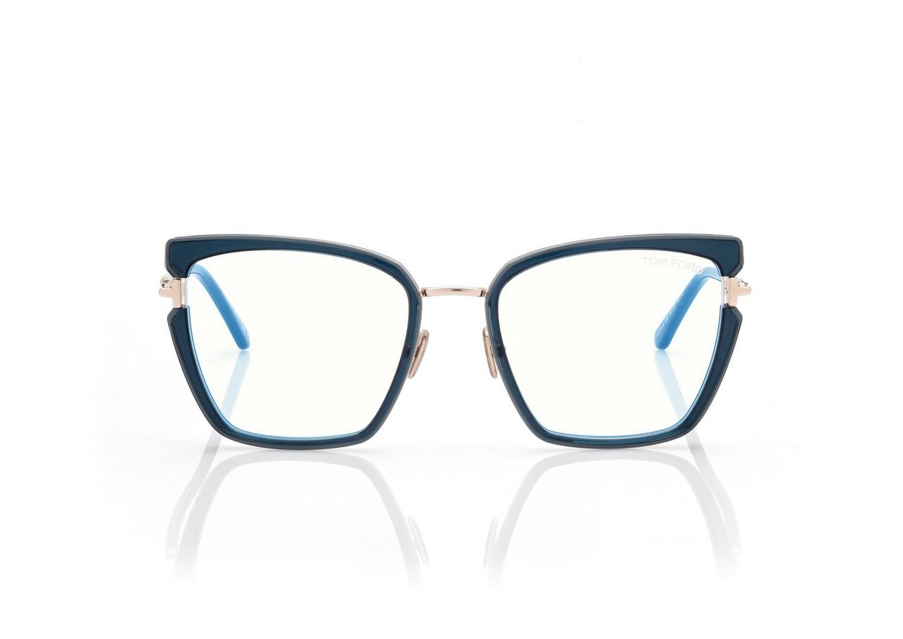 BLUE BLOCK BUTTERFLY OPTICALS image number 0