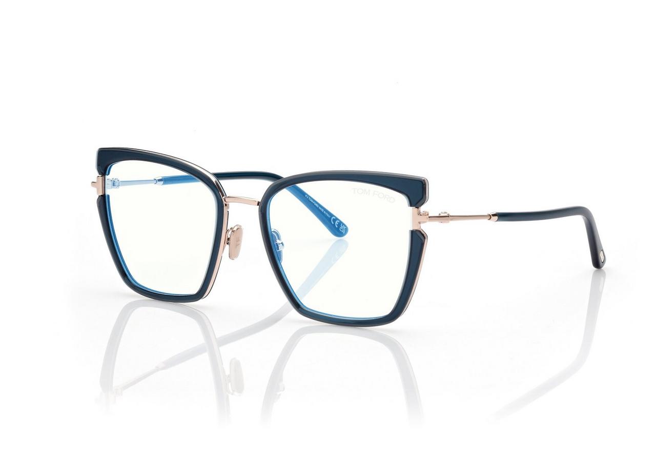 BLUE BLOCK BUTTERFLY OPTICALS image number 1