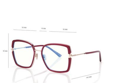 BLUE BLOCK SQUARE OPTICALS image number 3