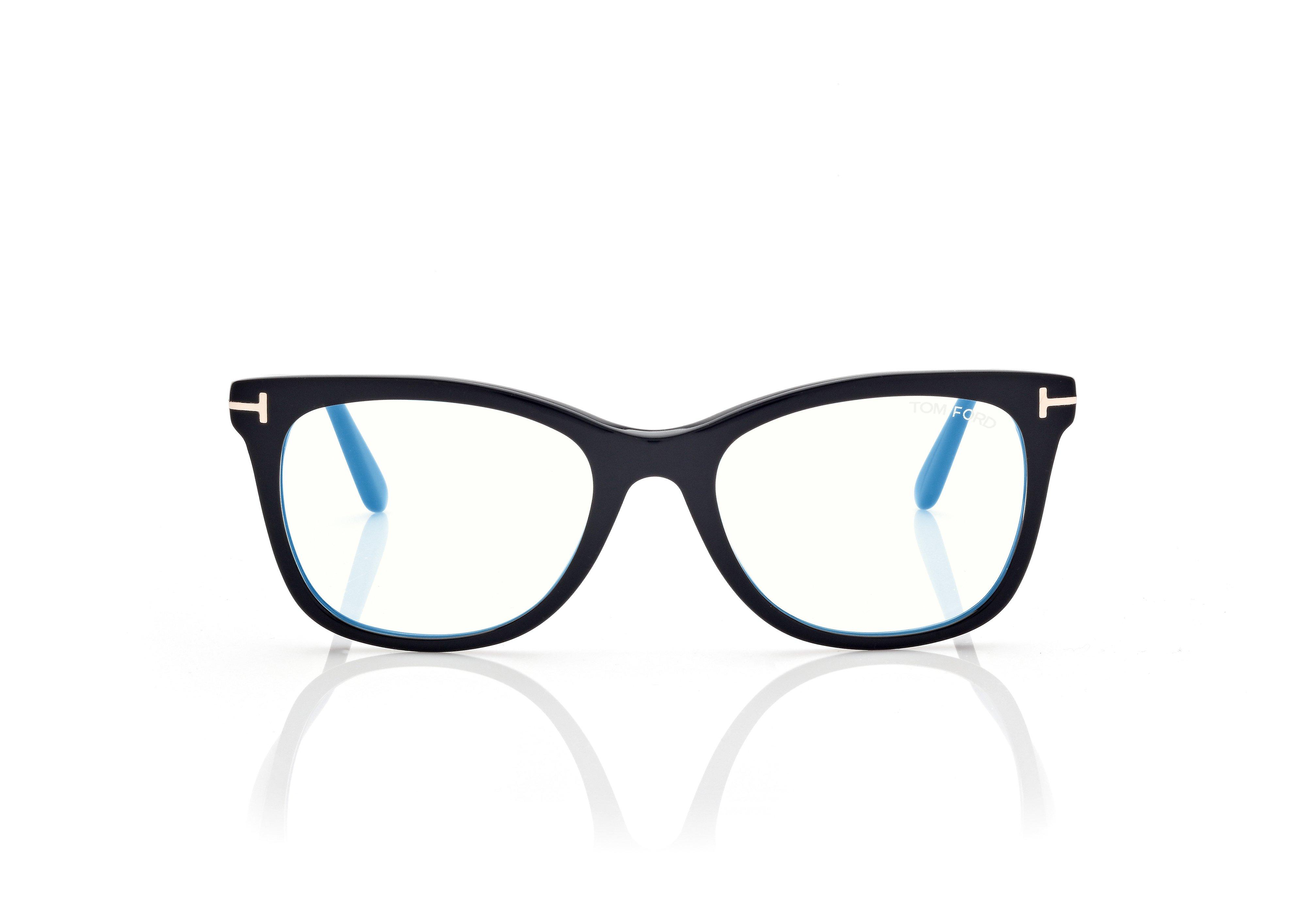 BLUE BLOCK SQUARE OPTICALS | TOM FORD Fashion display picture 1