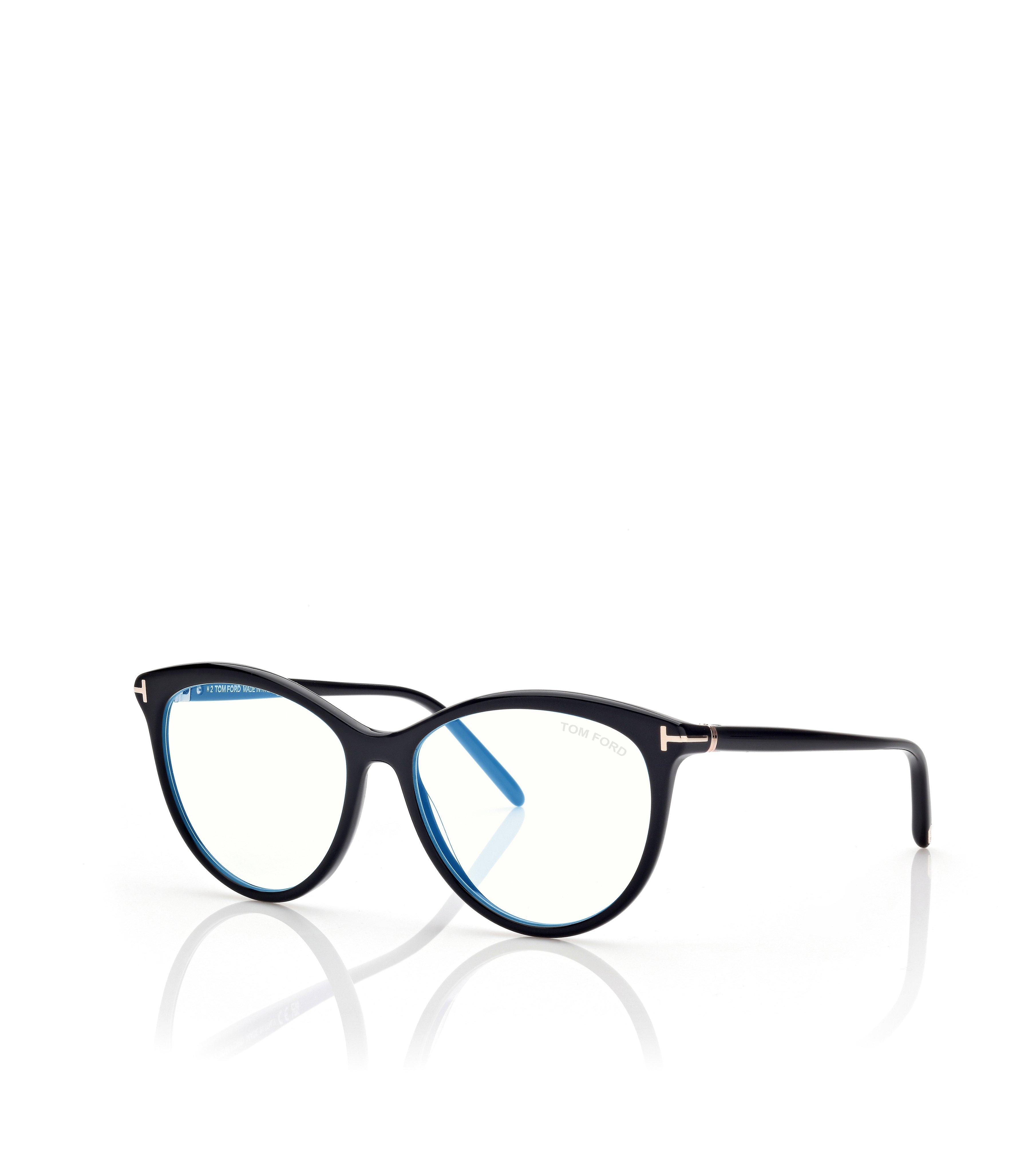 BLUE BLOCK ROUND OPTICALS