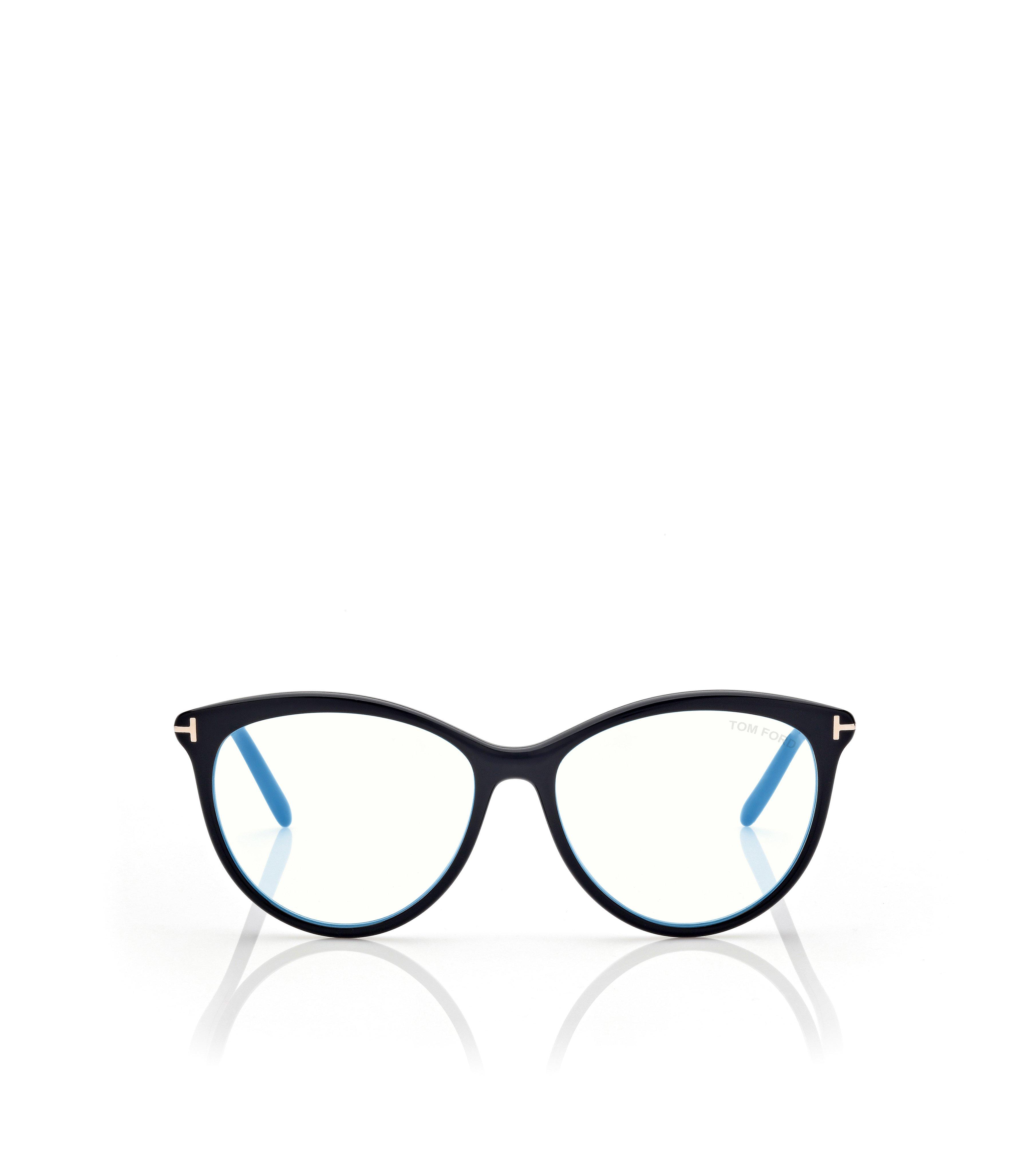 BLUE BLOCK ROUND OPTICALS