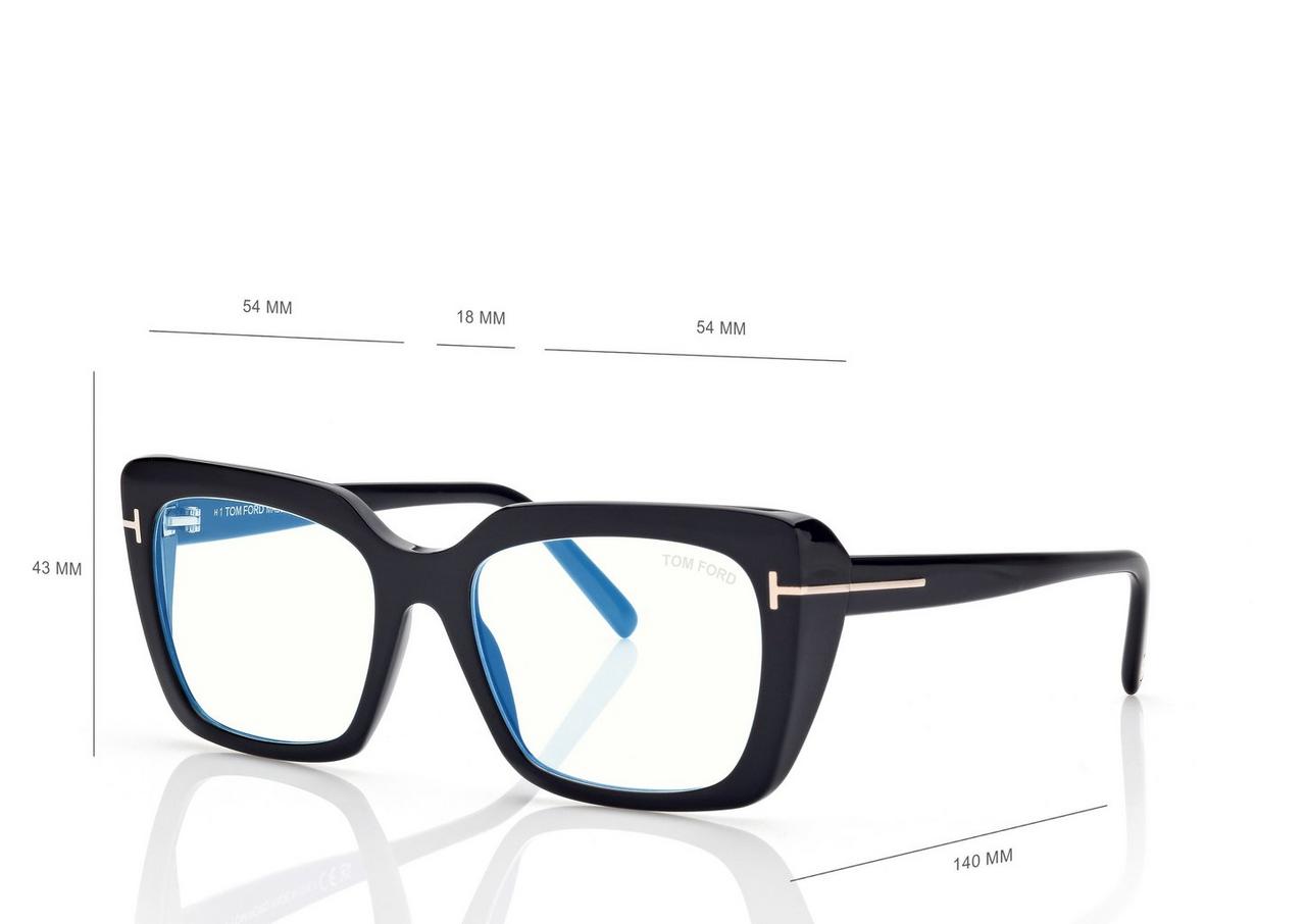 BLUE BLOCK SQUARE OPTICALS image number 3