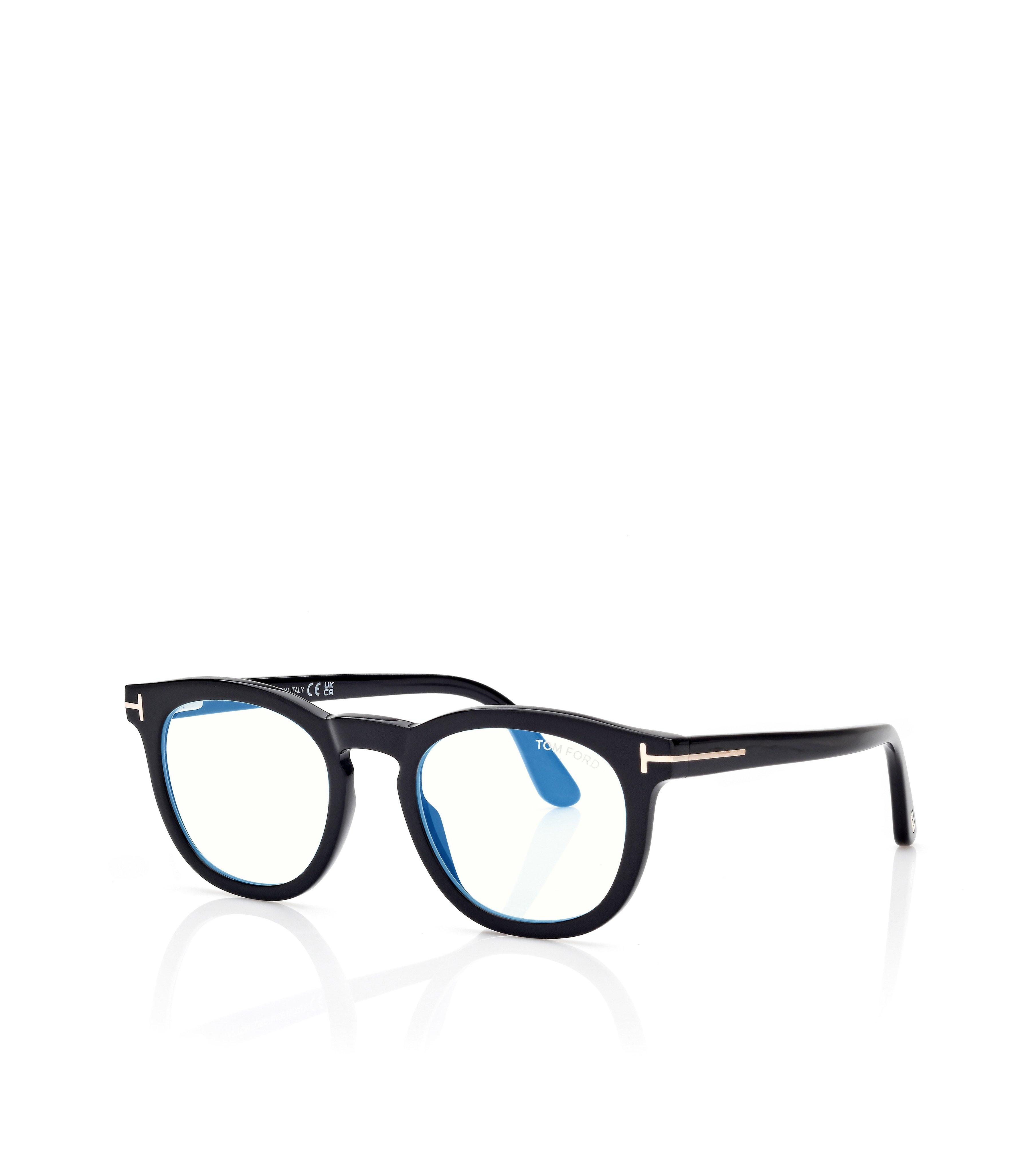 BLUE BLOCK ROUND OPTICALS