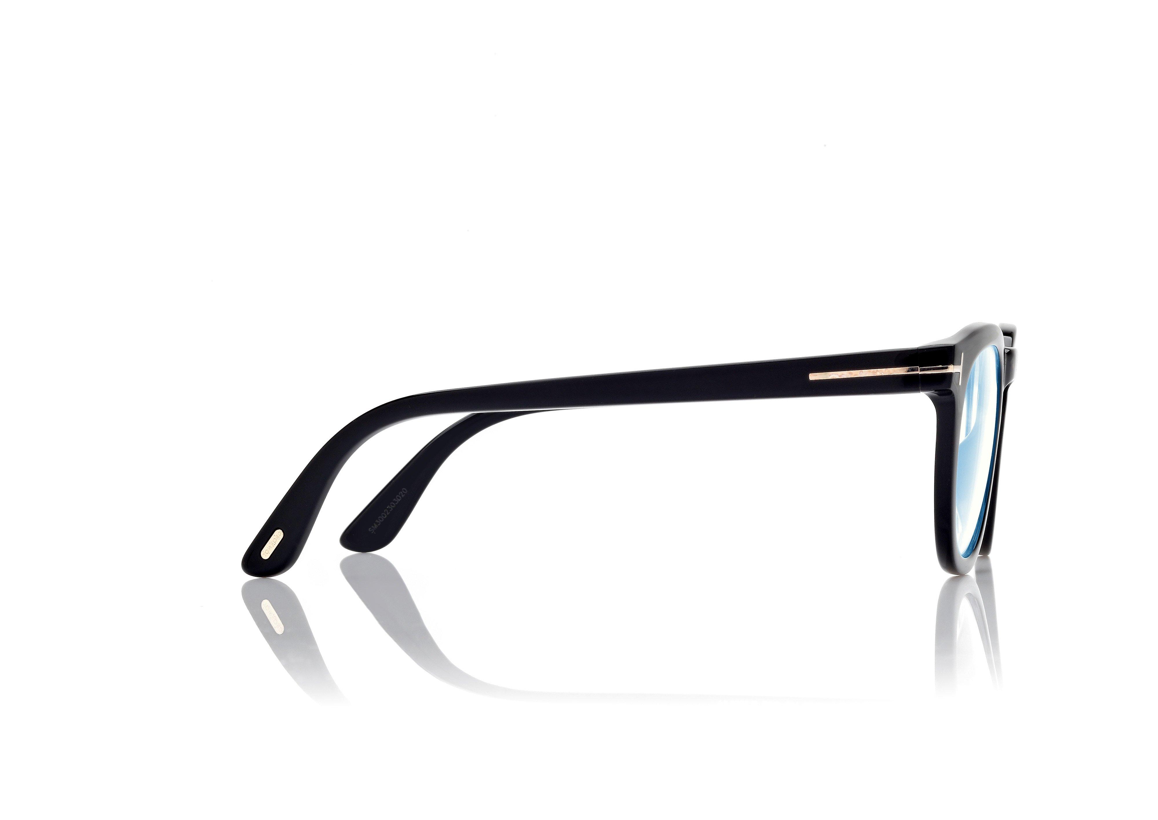 BLUE BLOCK ROUND OPTICALS | Tom Ford Fashion