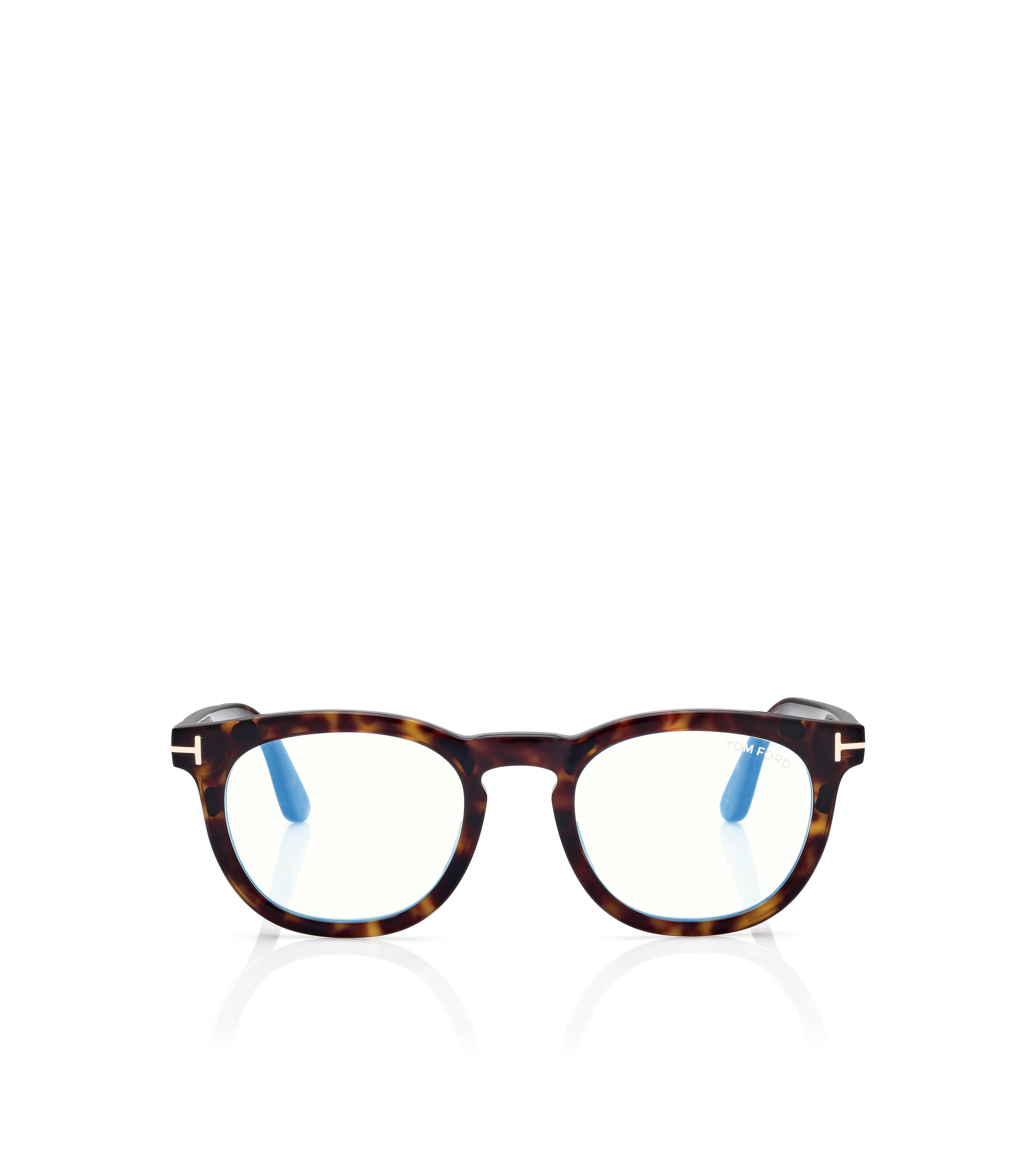 BLUE BLOCK ROUND OPTICALS