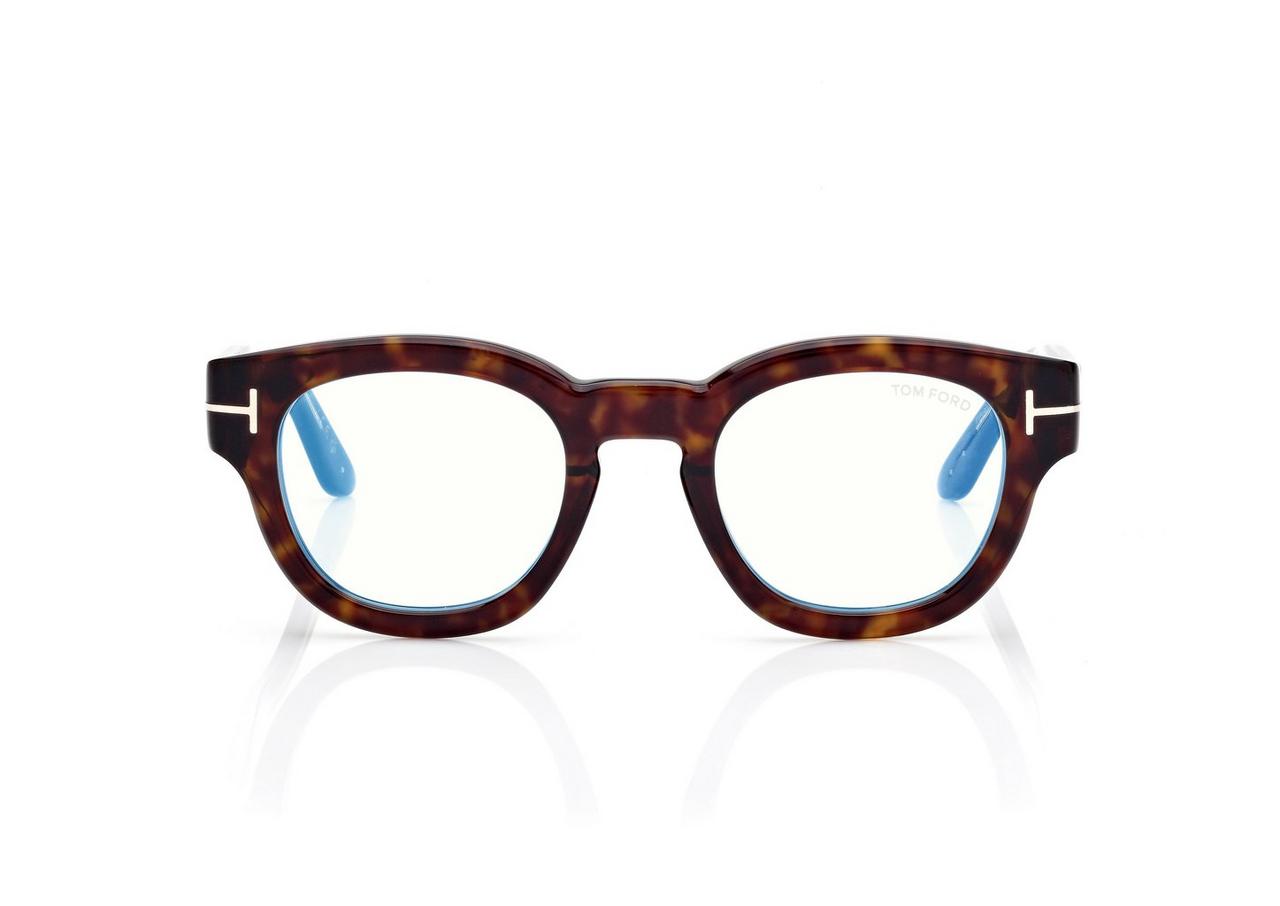 ICON BLUE BLOCK ROUND OPTICALS image number 0