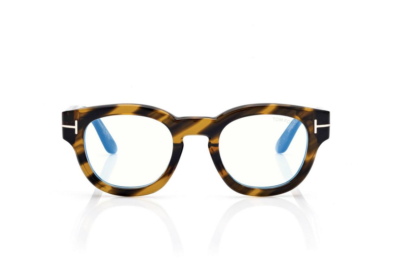 ICON BLUE BLOCK ROUND OPTICALS image number 0