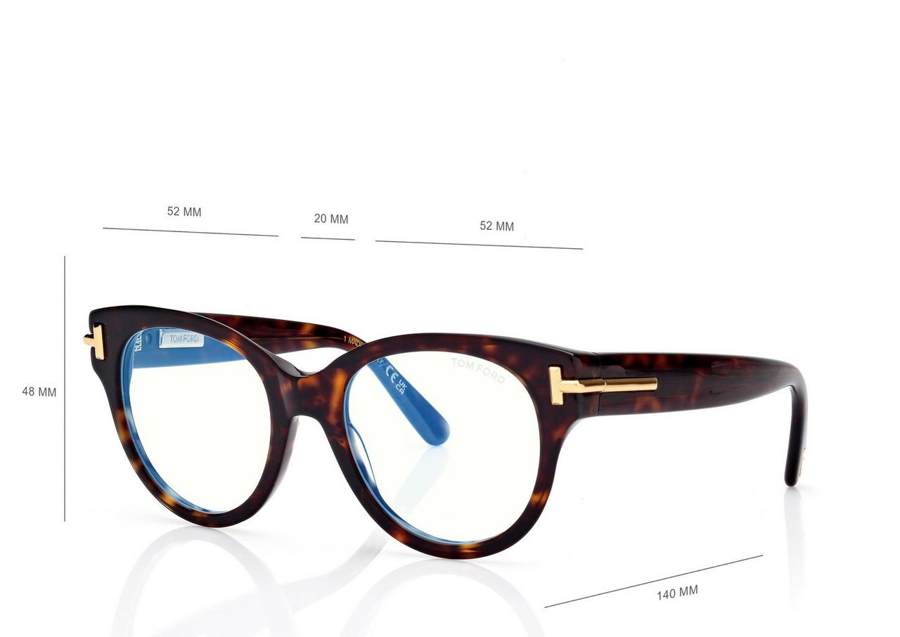 ICON BLUE BLOCK ROUND OPTICALS image number 3