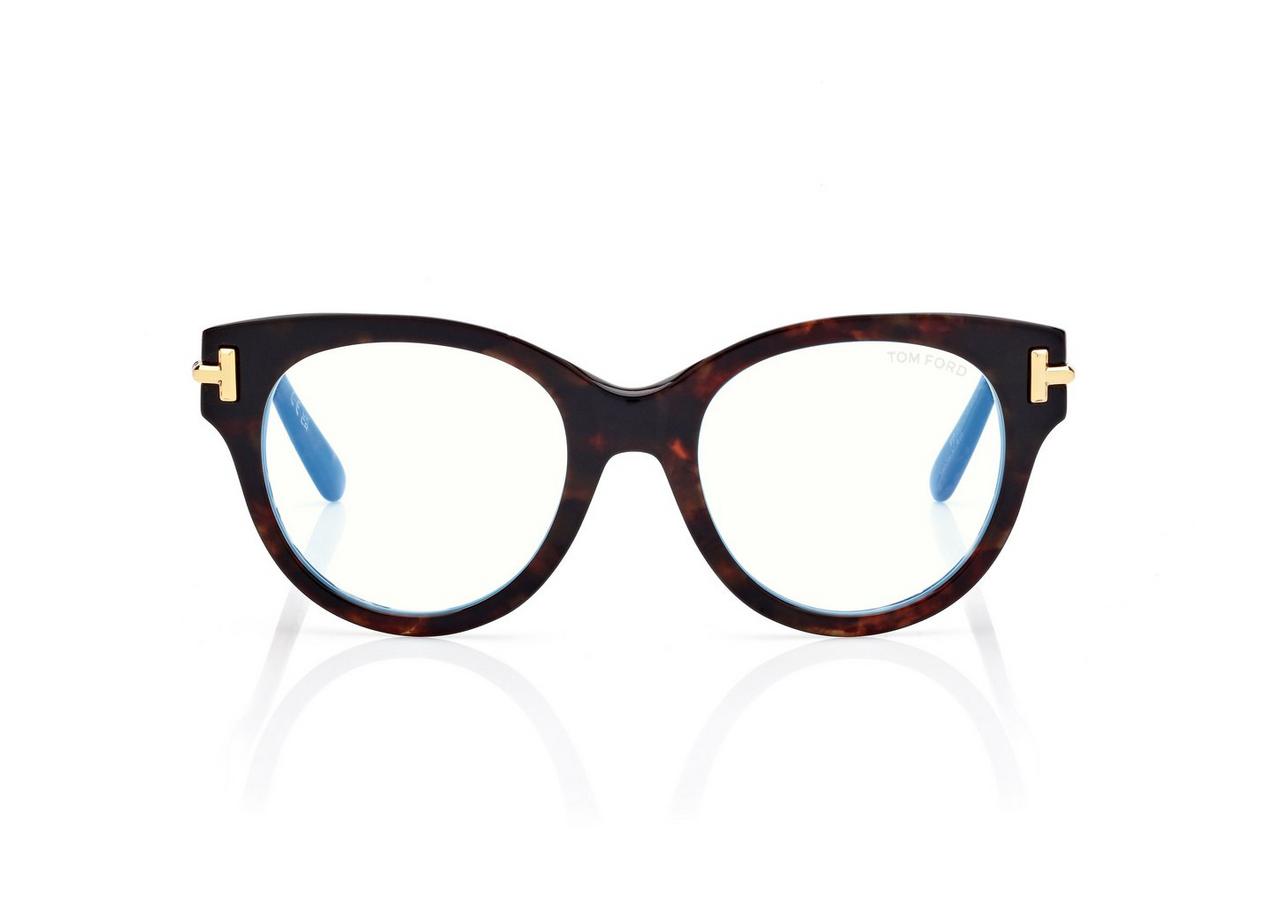 ICON BLUE BLOCK ROUND OPTICALS image number 0