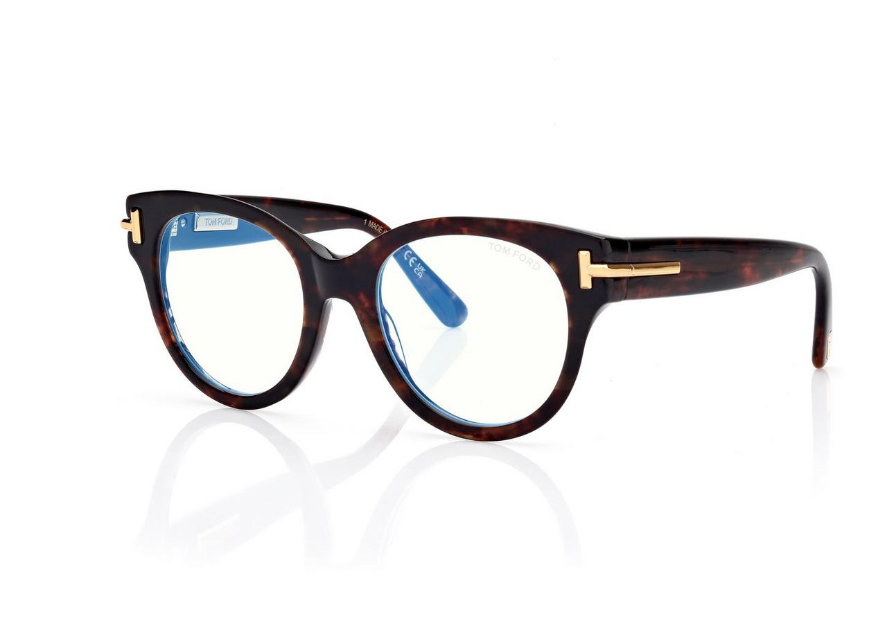 ICON BLUE BLOCK ROUND OPTICALS image number 1