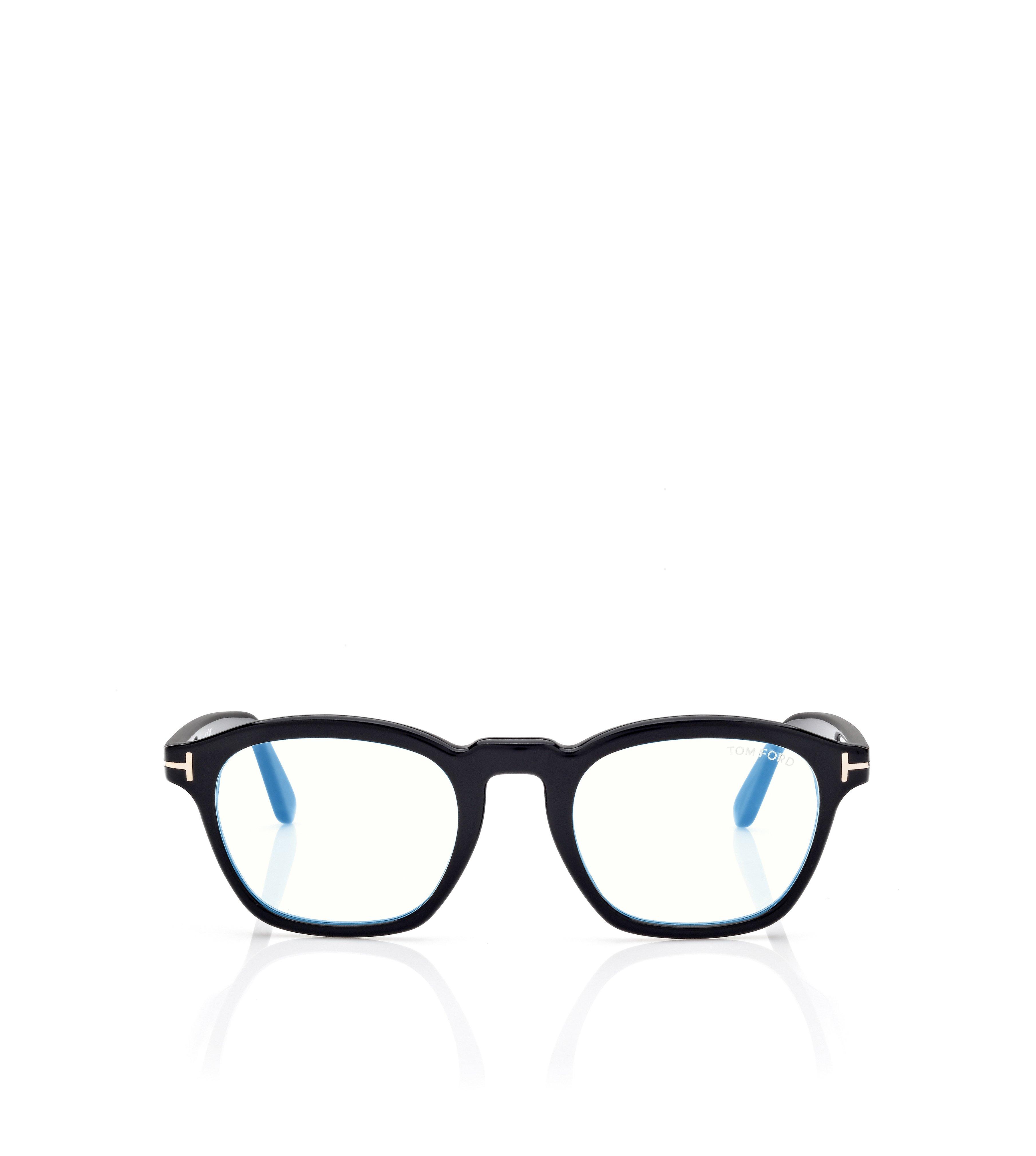 BLUE BLOCK ROUND OPTICALS