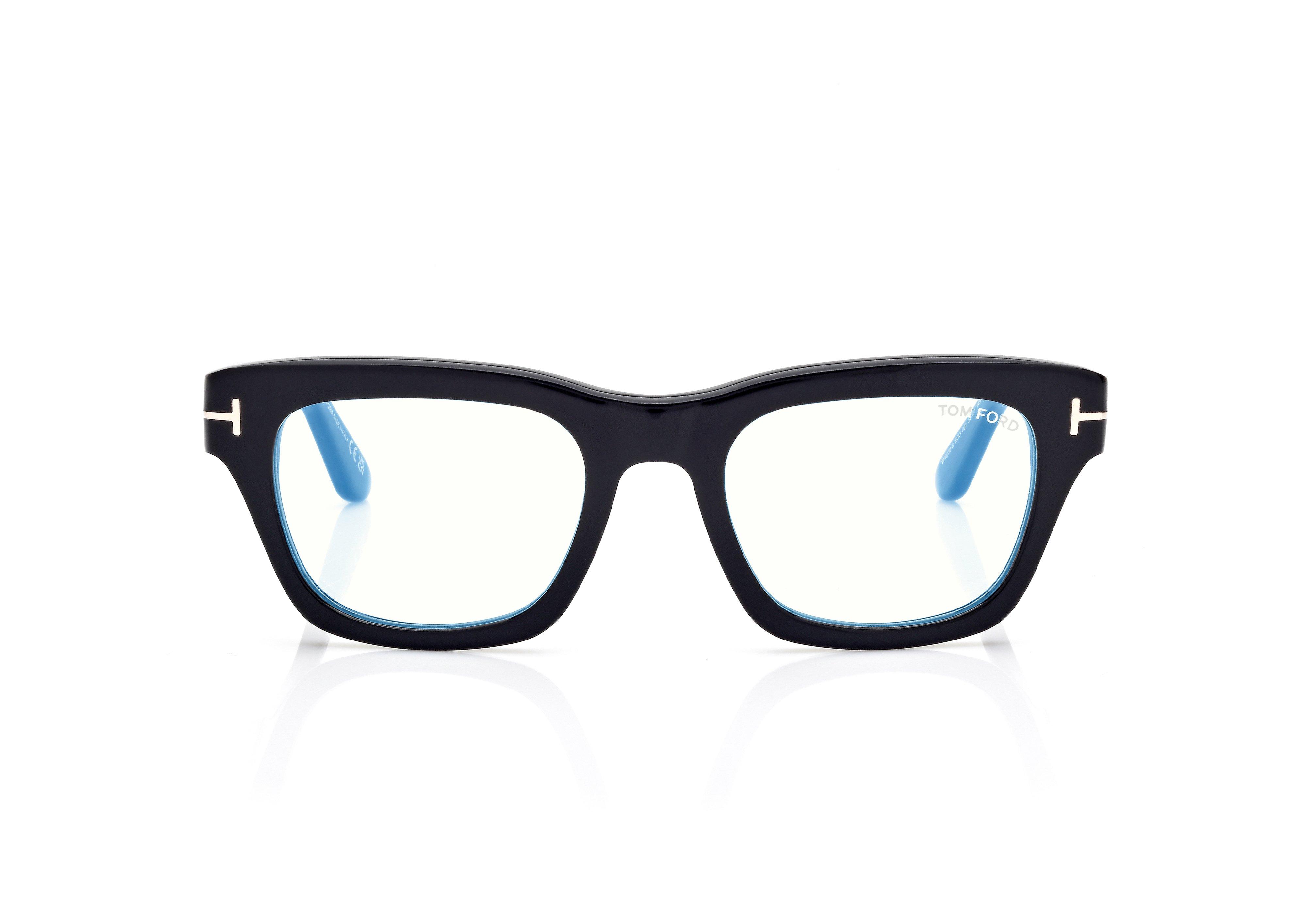 BLUE BLOCK RECTANGULAR OPTICALS | TOM FORD Fashion