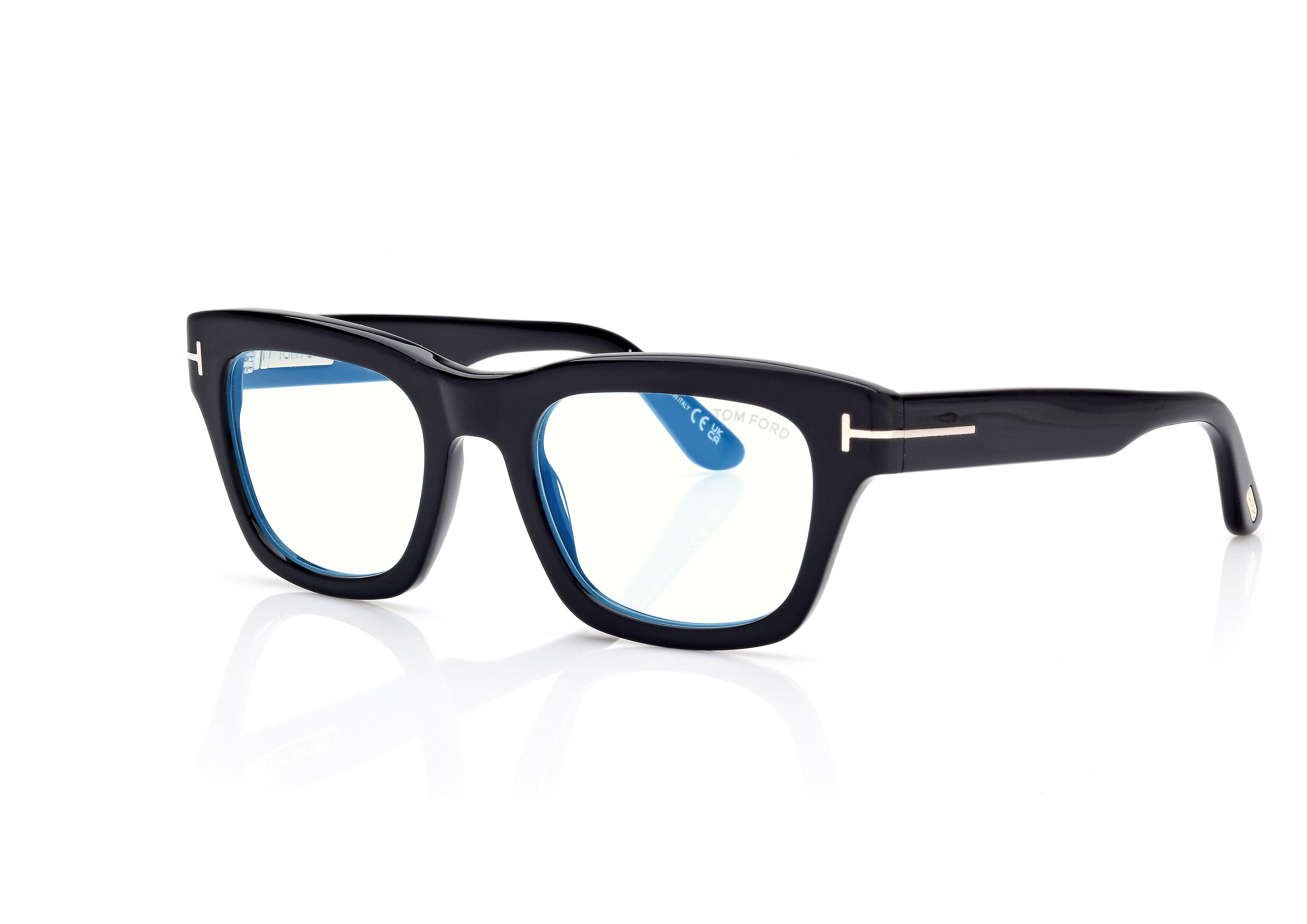 BLUE BLOCK RECTANGULAR OPTICALS | TOM FORD Fashion